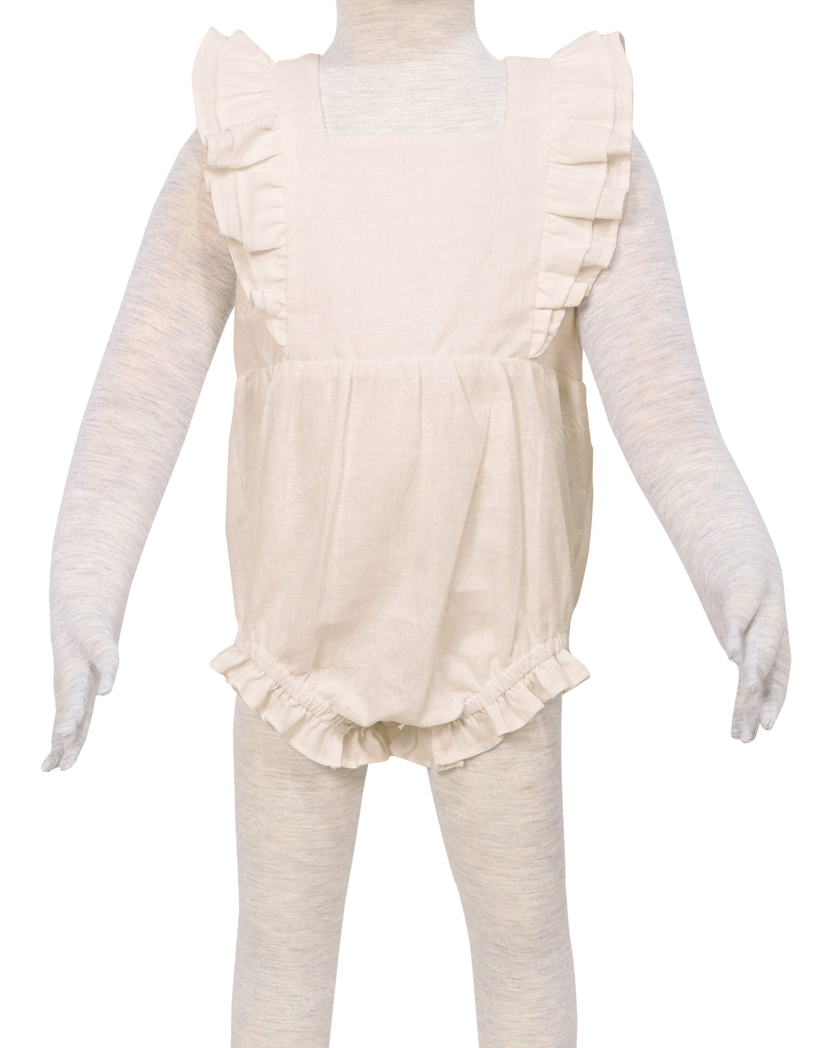 Ruffle Shoulder Onesie