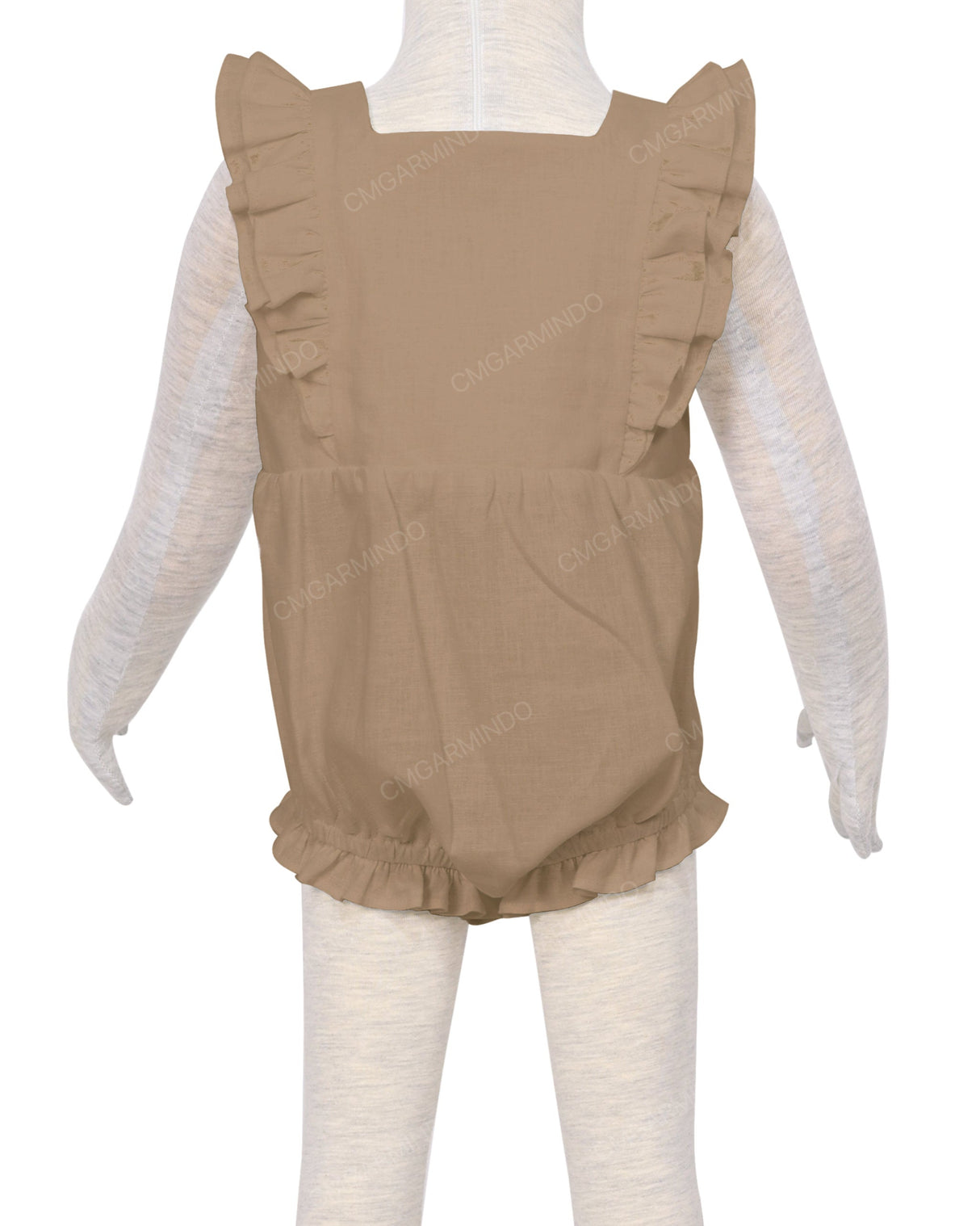 Ruffle Shoulder Onesie