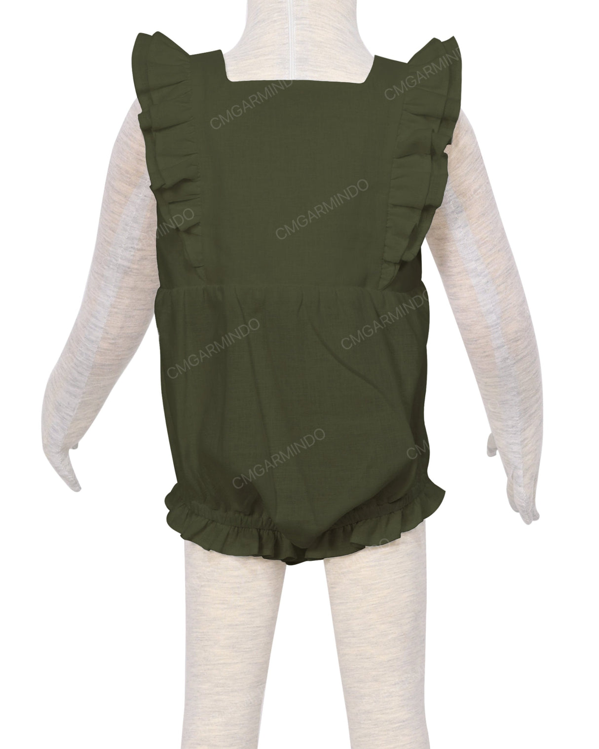 Ruffle Shoulder Onesie