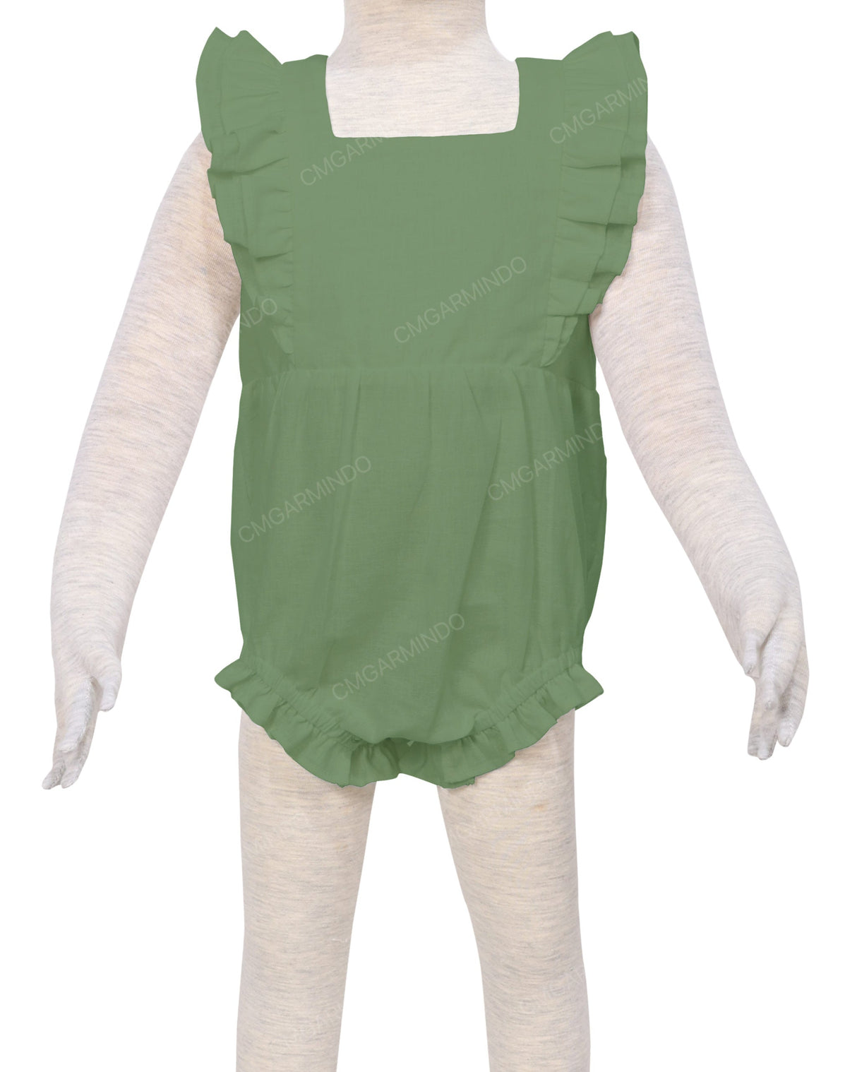 Ruffle Shoulder Onesie