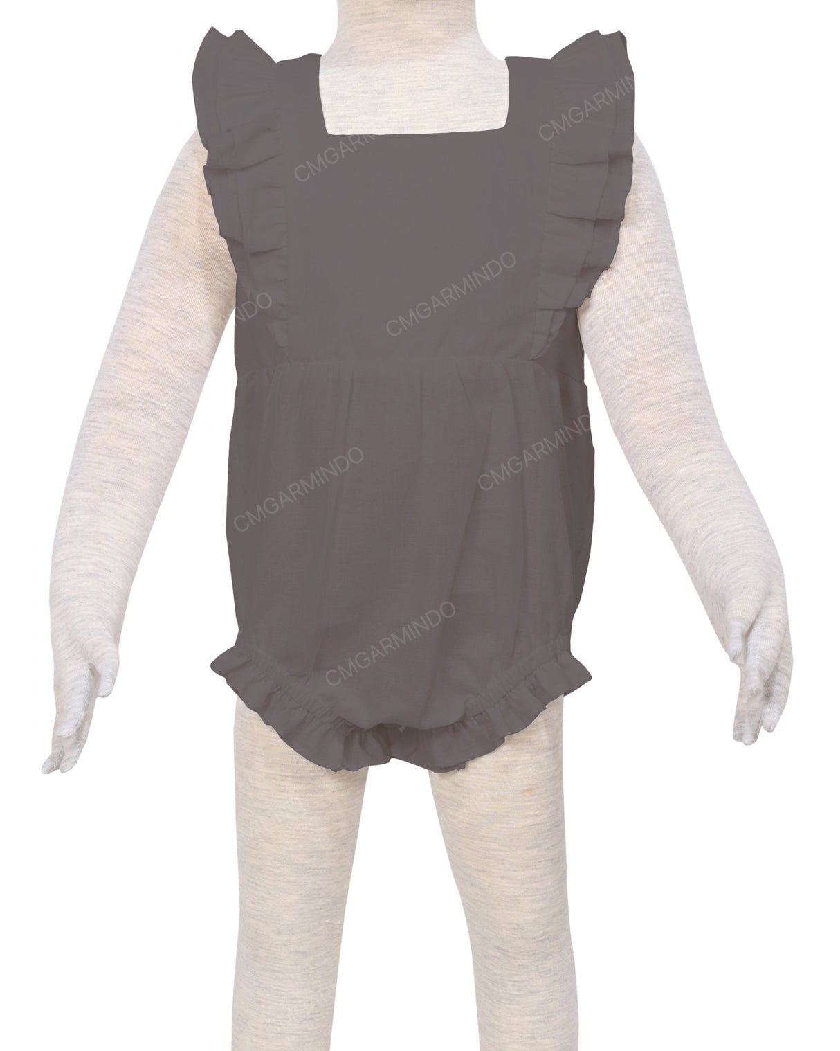 Ruffle Shoulder Onesie