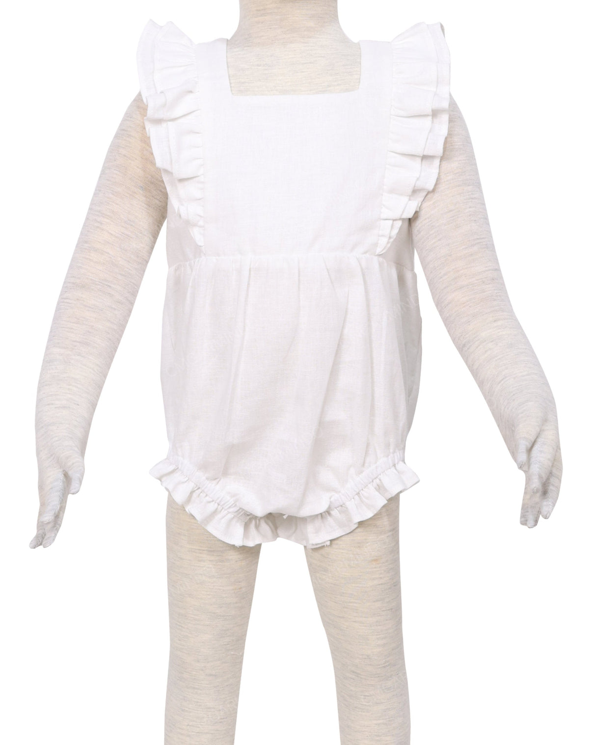 Ruffle Shoulder Onesie