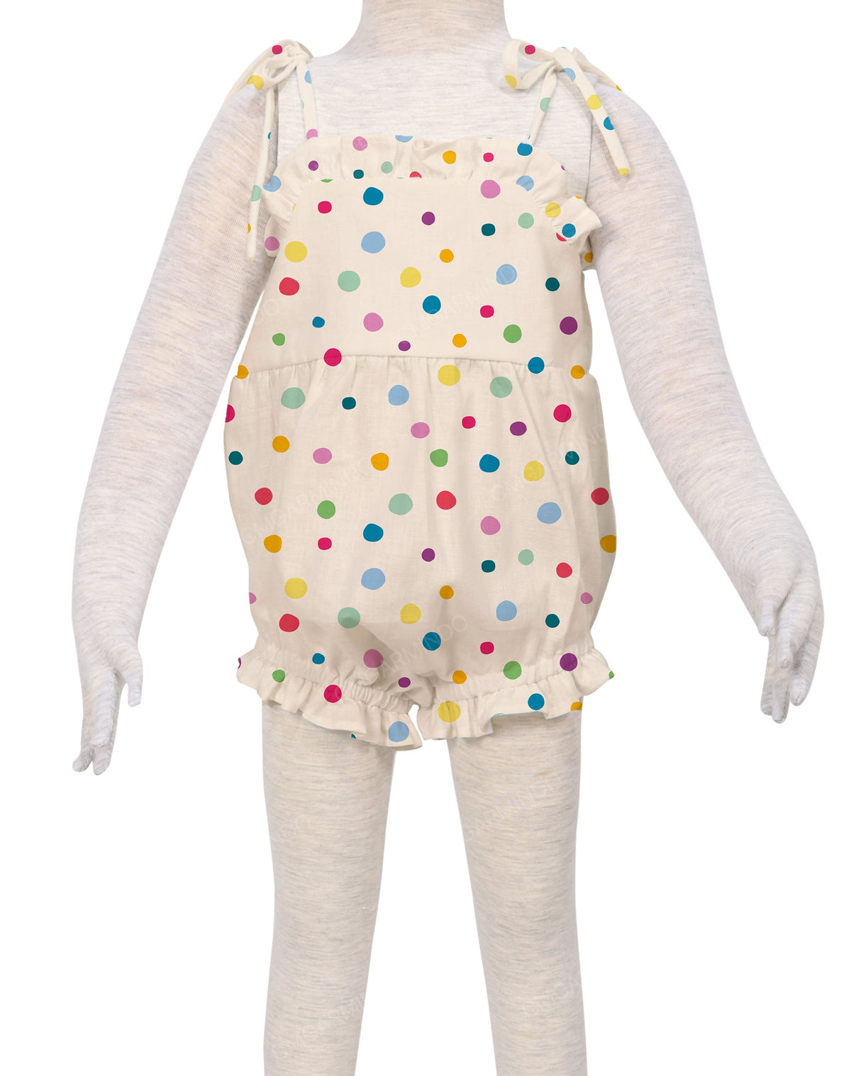 Tie Shoulder Onesie