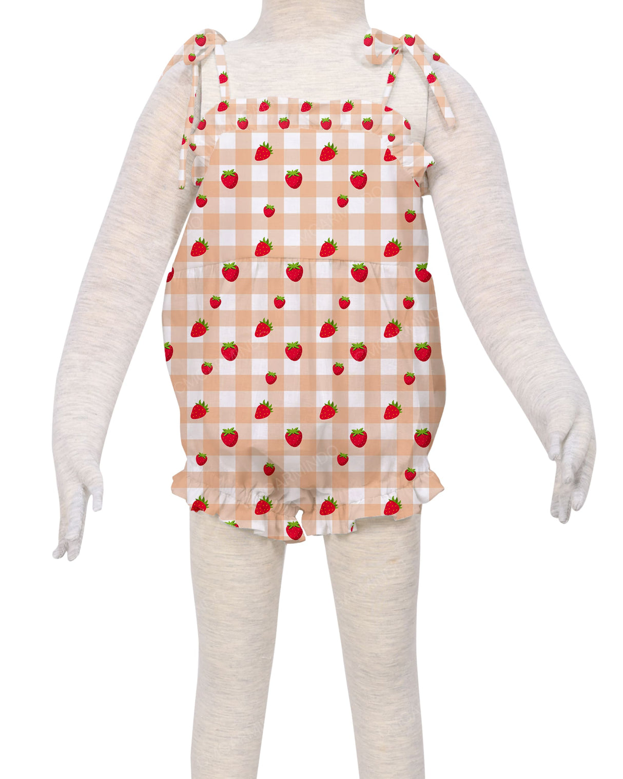 Tie Shoulder Onesie