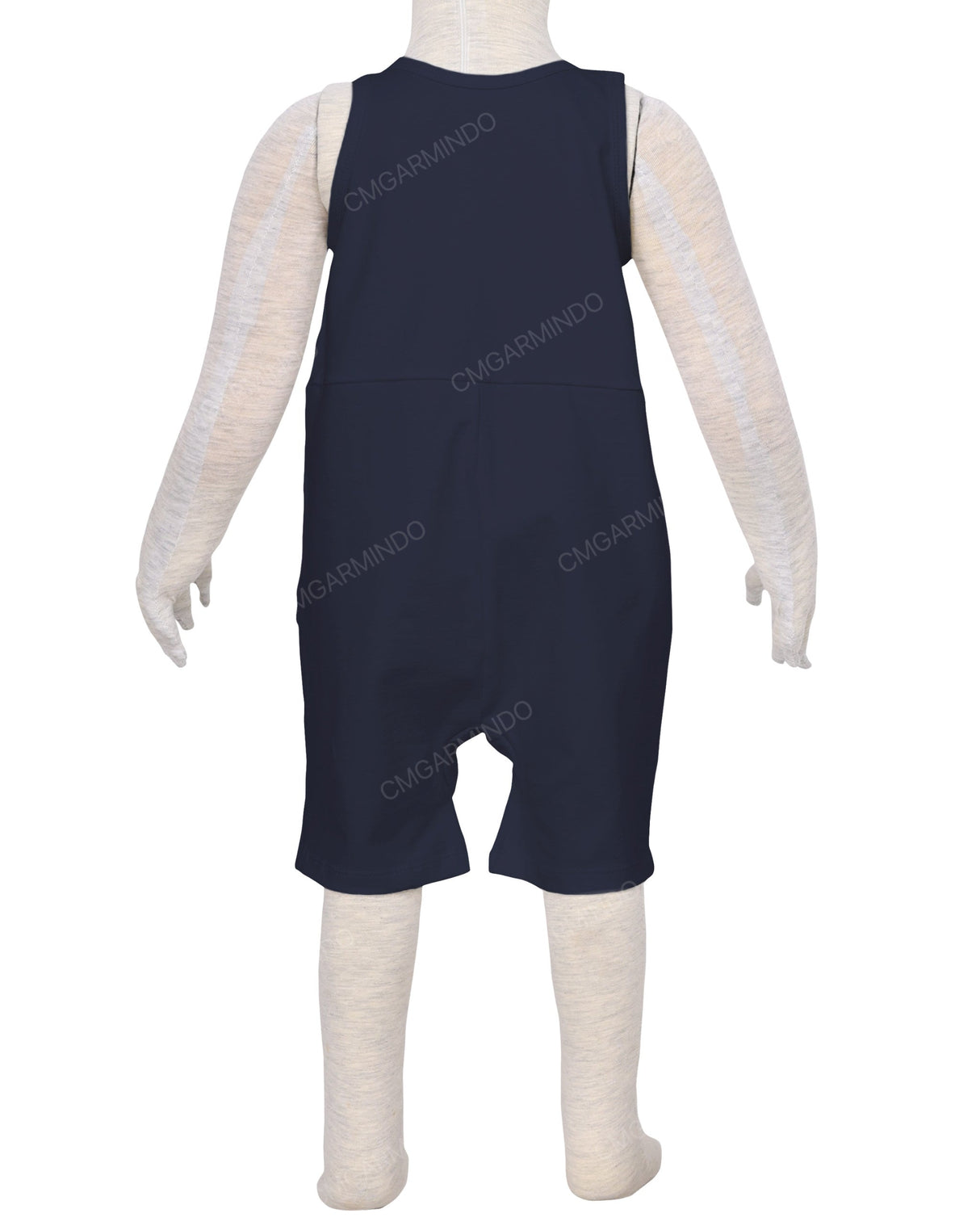 Button Overall Romper