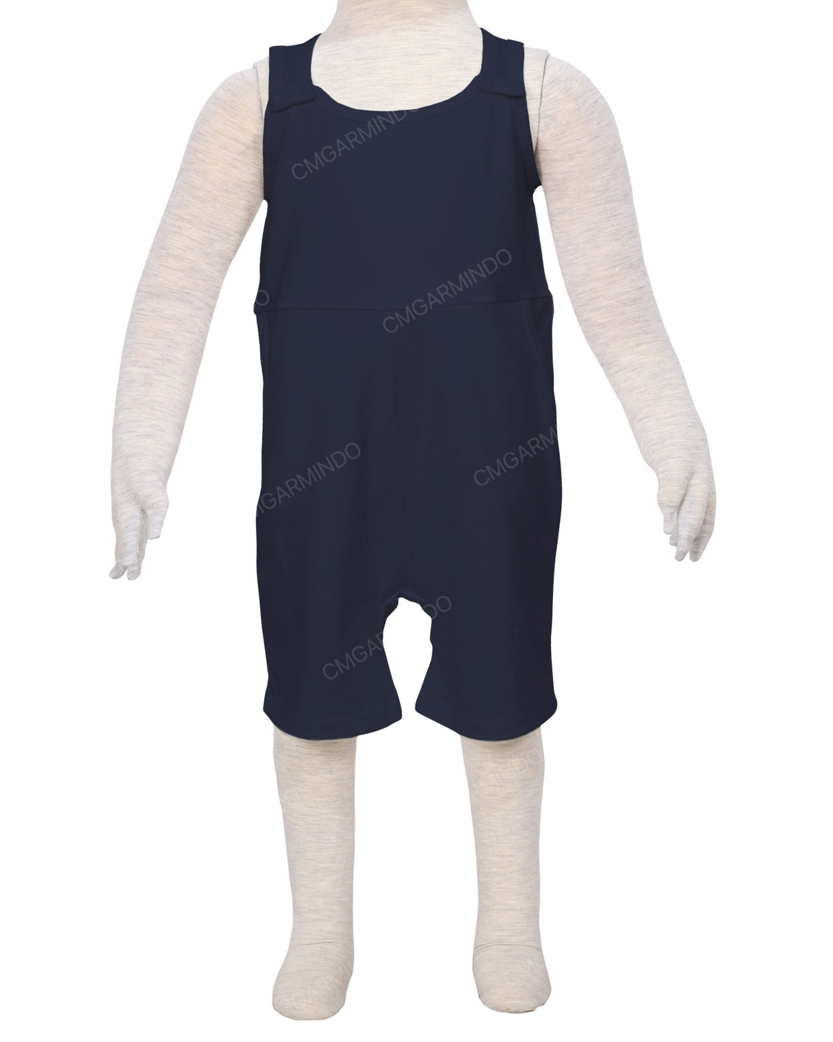 Button Overall Romper