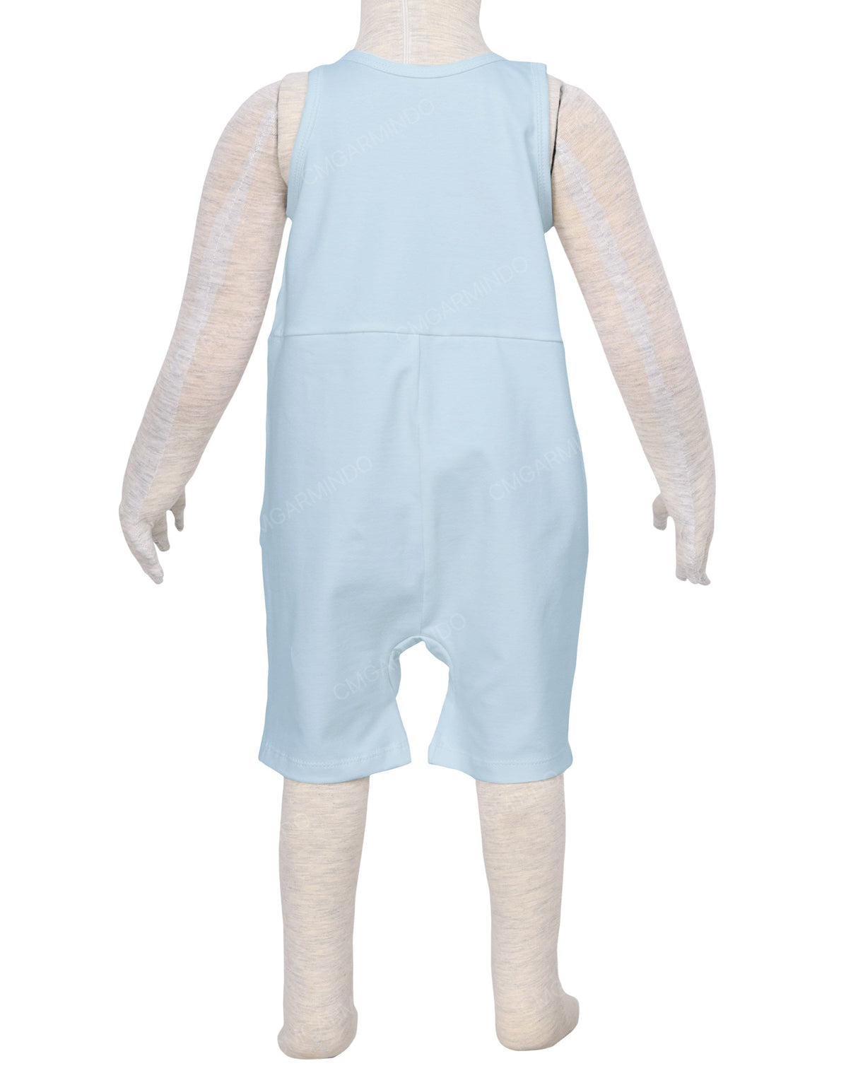 Button Overall Romper