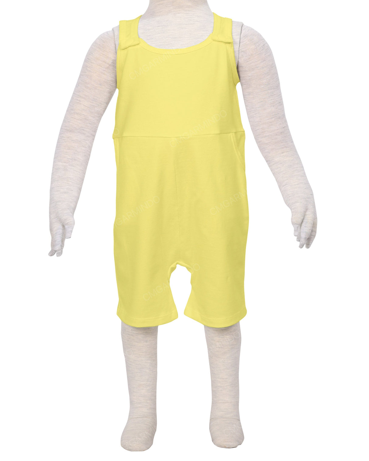 Button Overall Romper