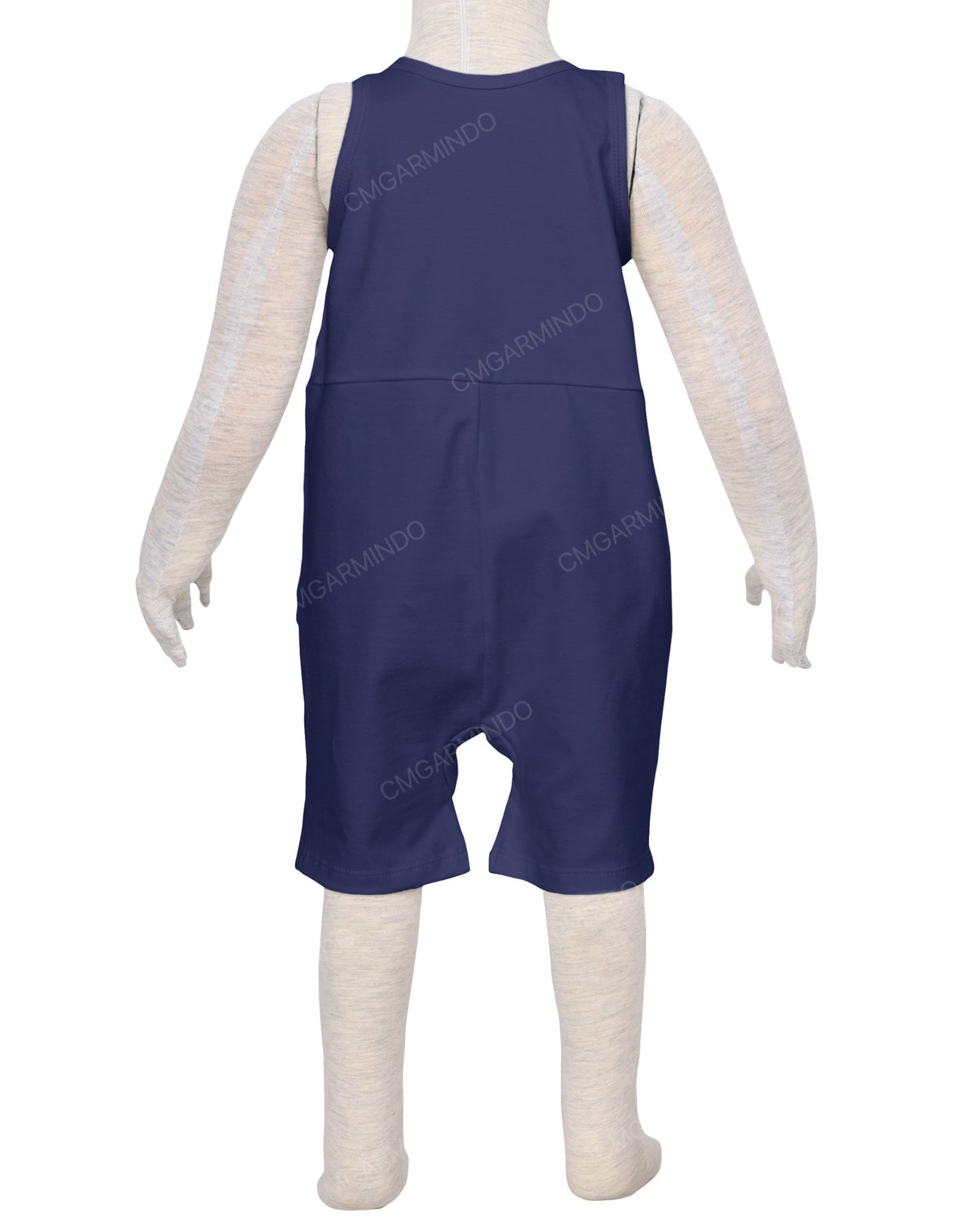 Button Overall Romper