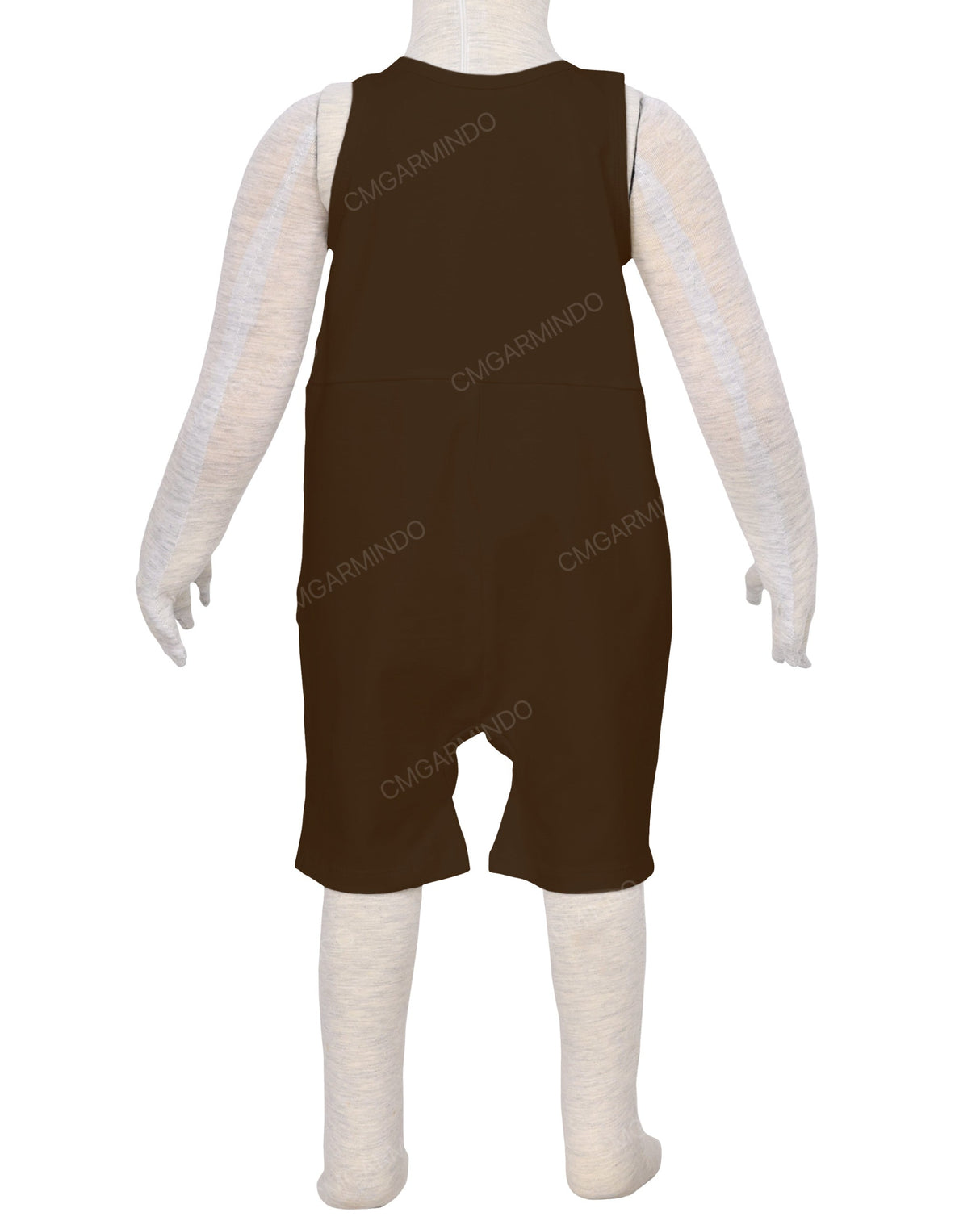 Button Overall Romper