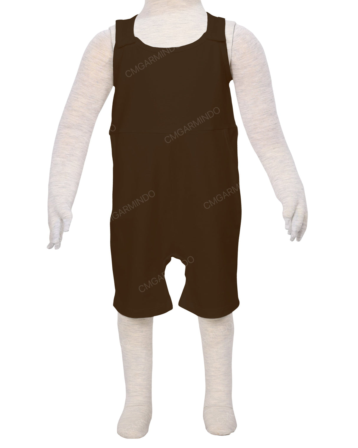 Button Overall Romper