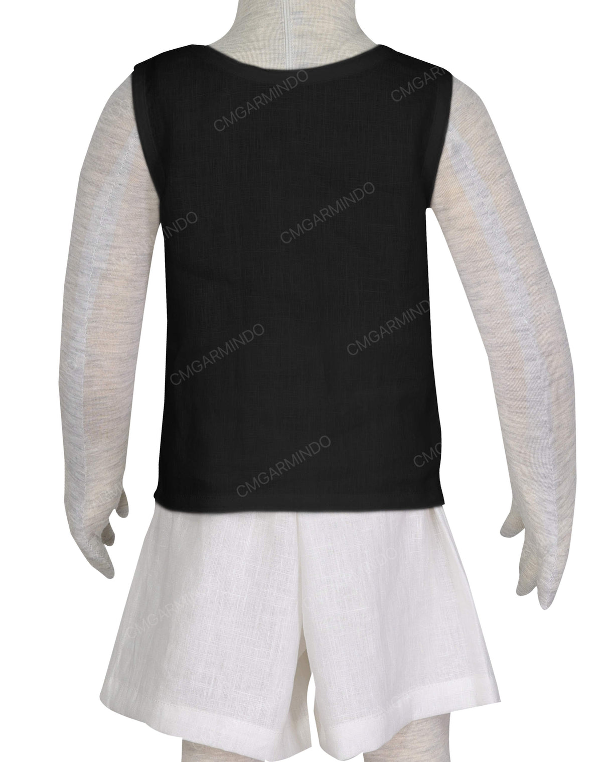 Button Shoulder Tank Top