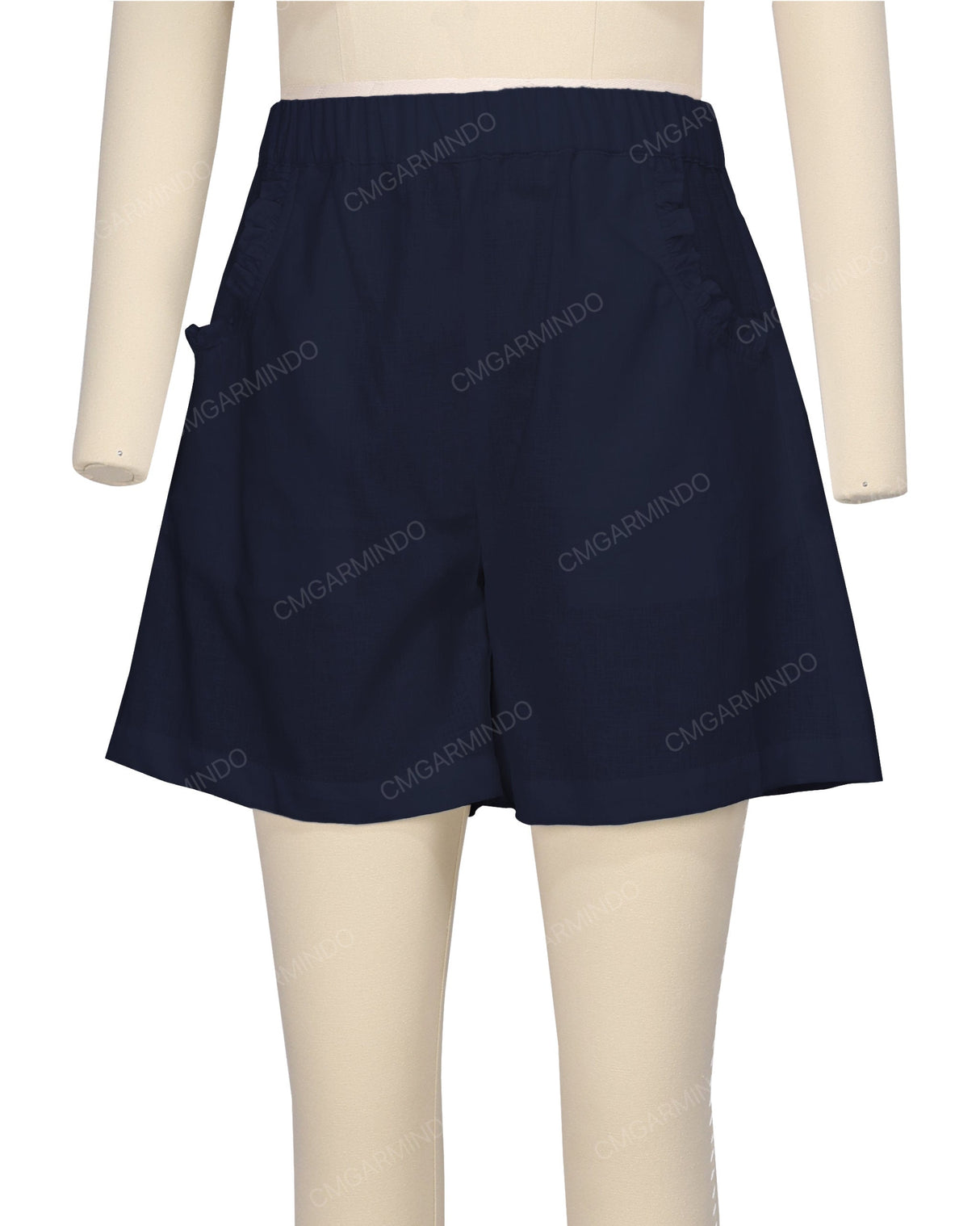 Ruffle Pocket Shorts
