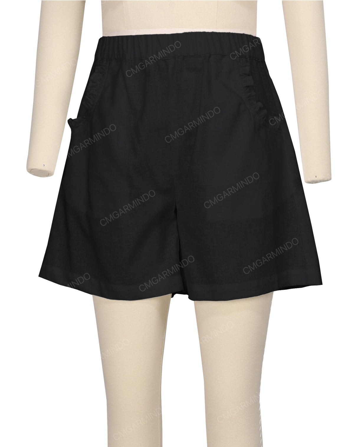 Ruffle Pocket Shorts