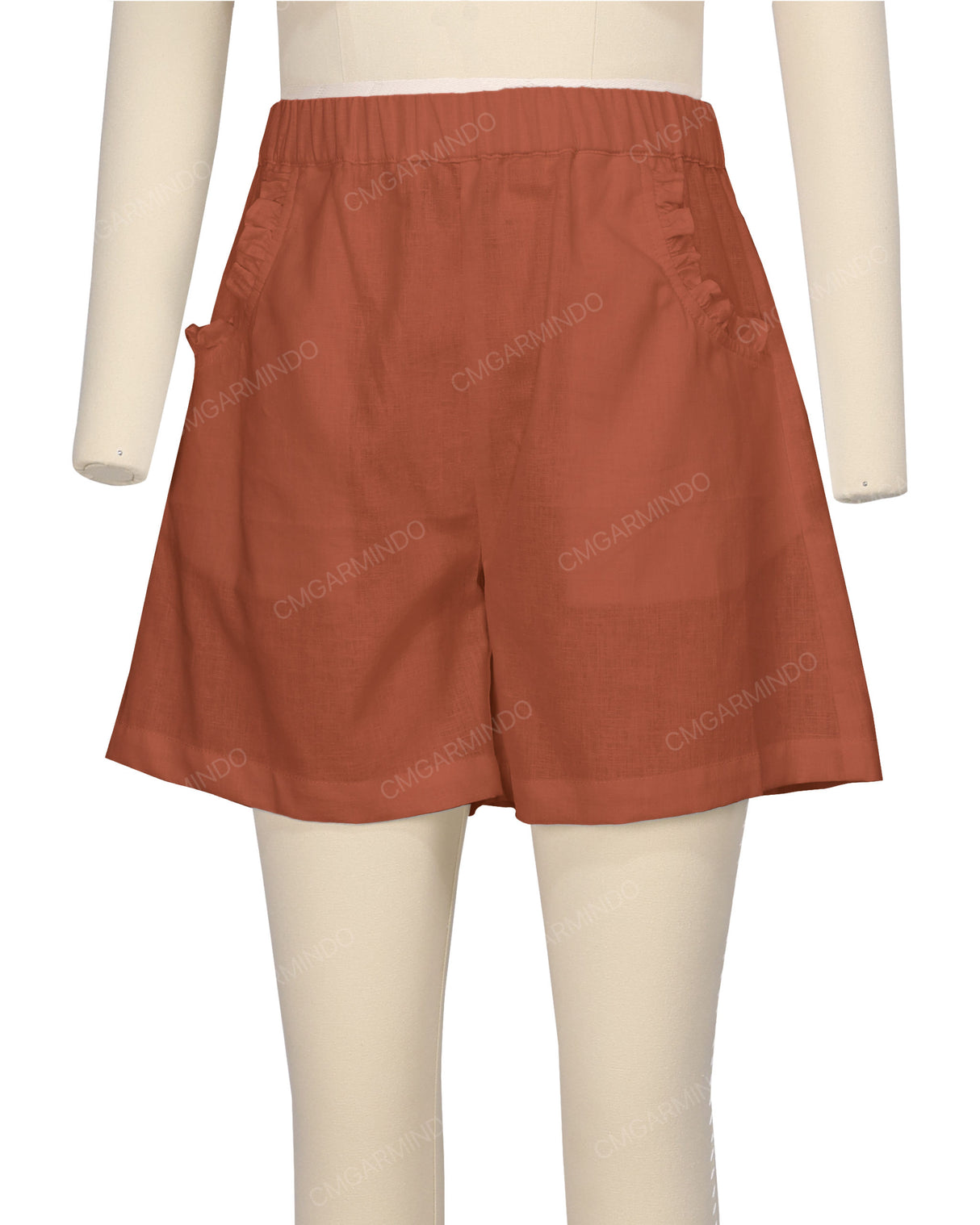 Ruffle Pocket Shorts