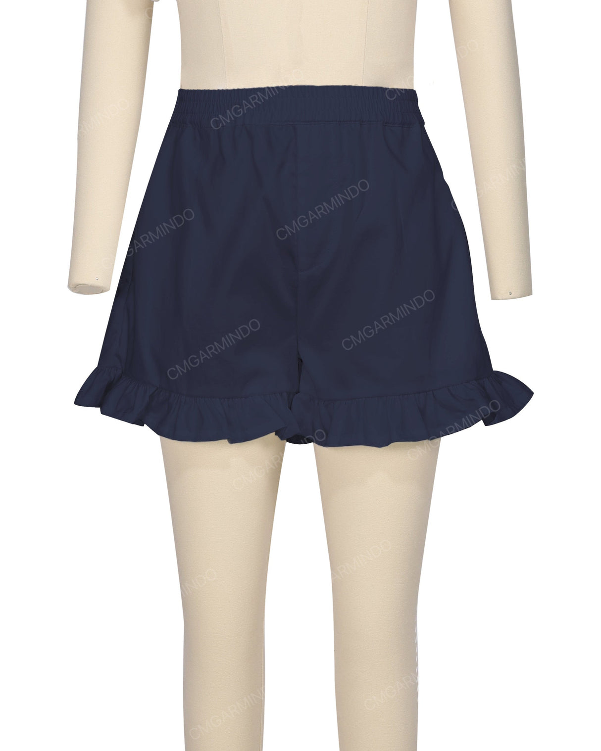 Ruffle Hem Shorts