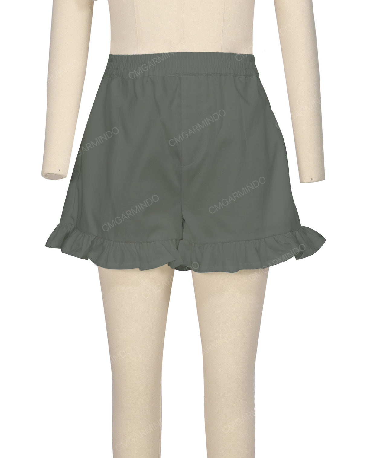 Ruffle Hem Shorts