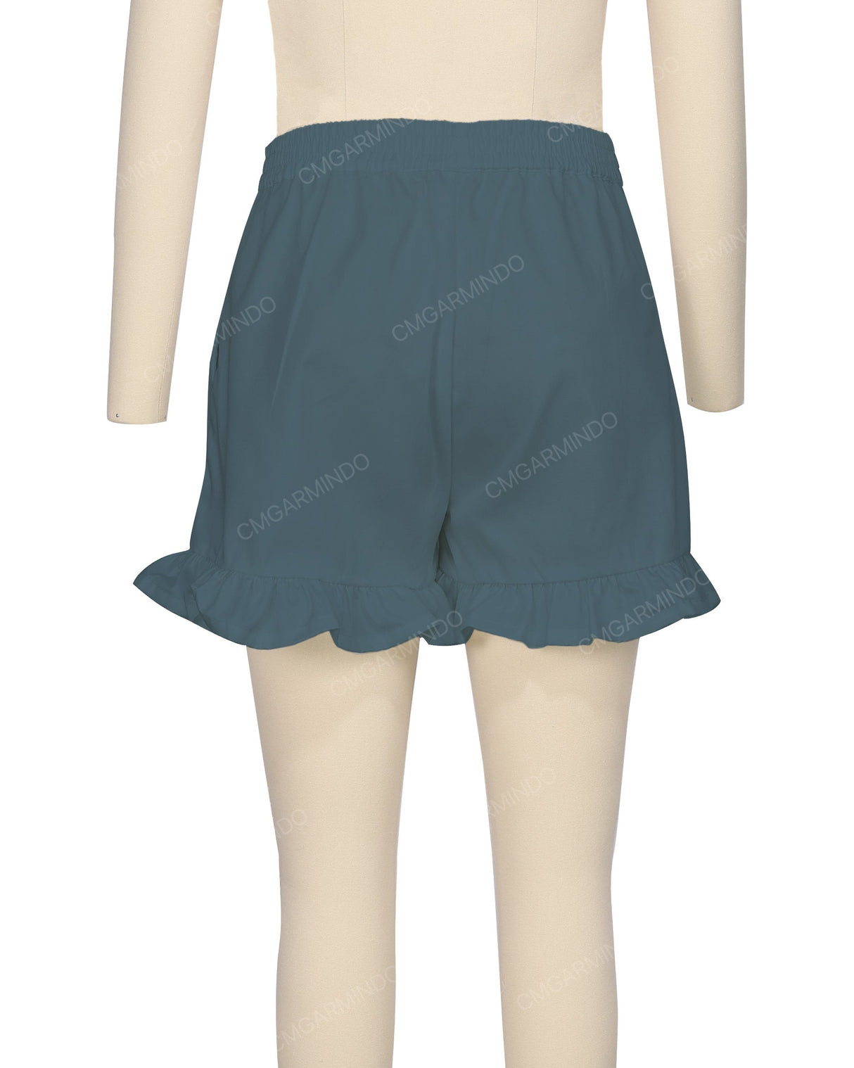 Ruffle Hem Shorts