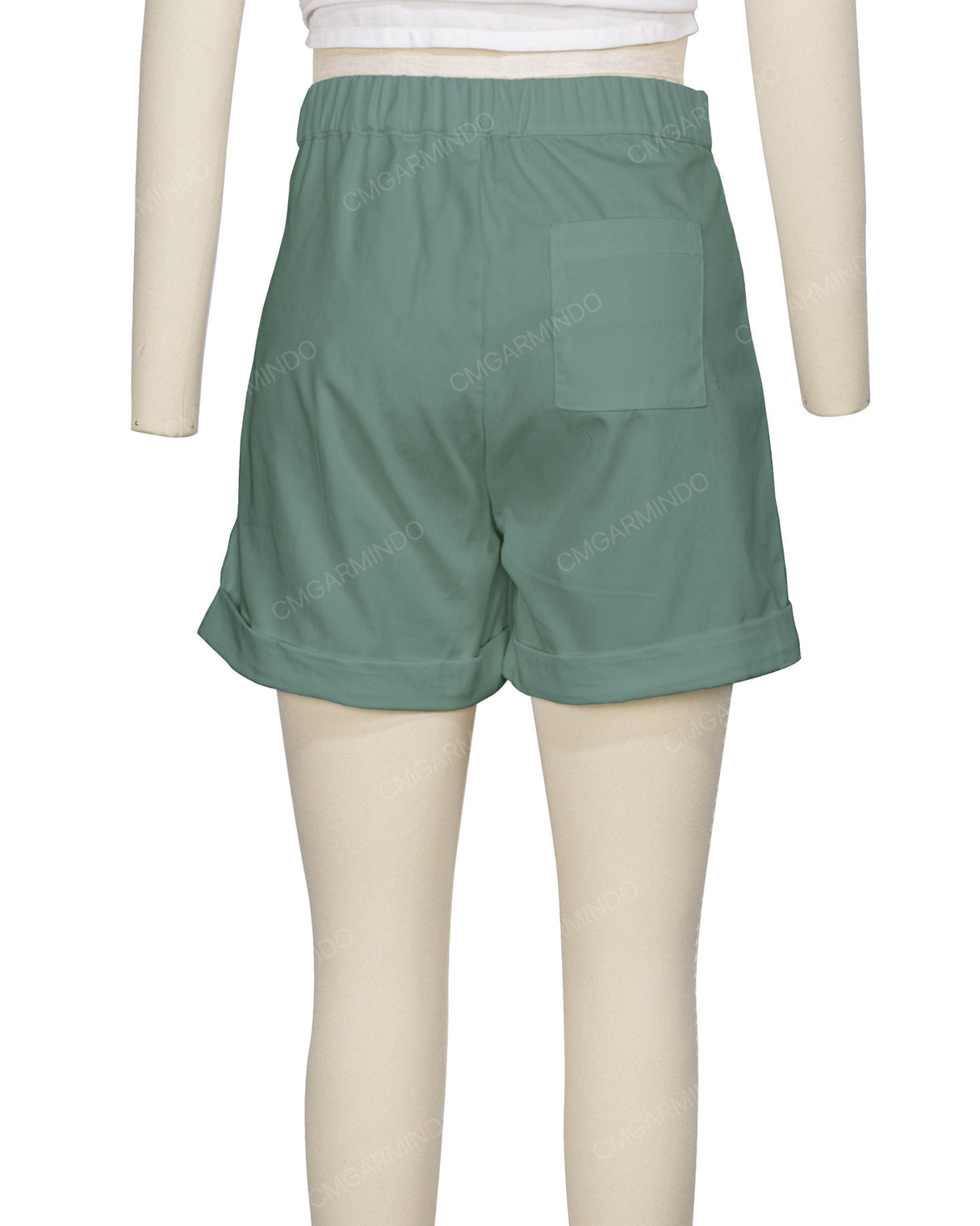 Cuffed Hem Shorts