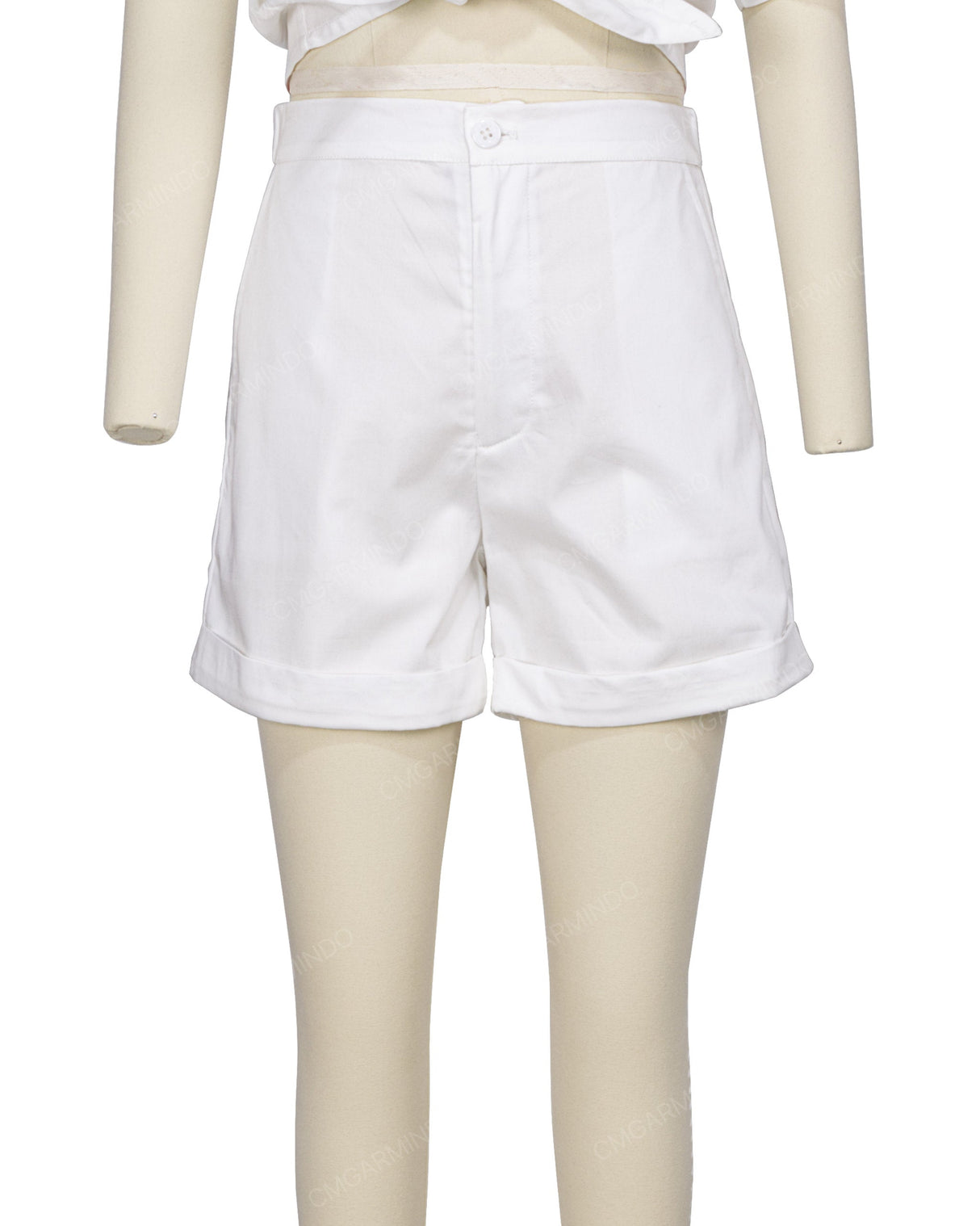 Cuffed Hem Shorts