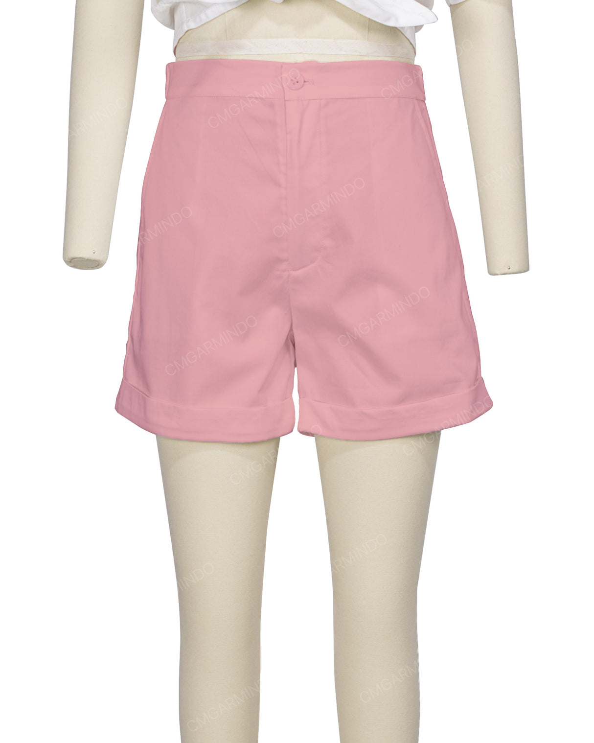 Cuffed Hem Shorts