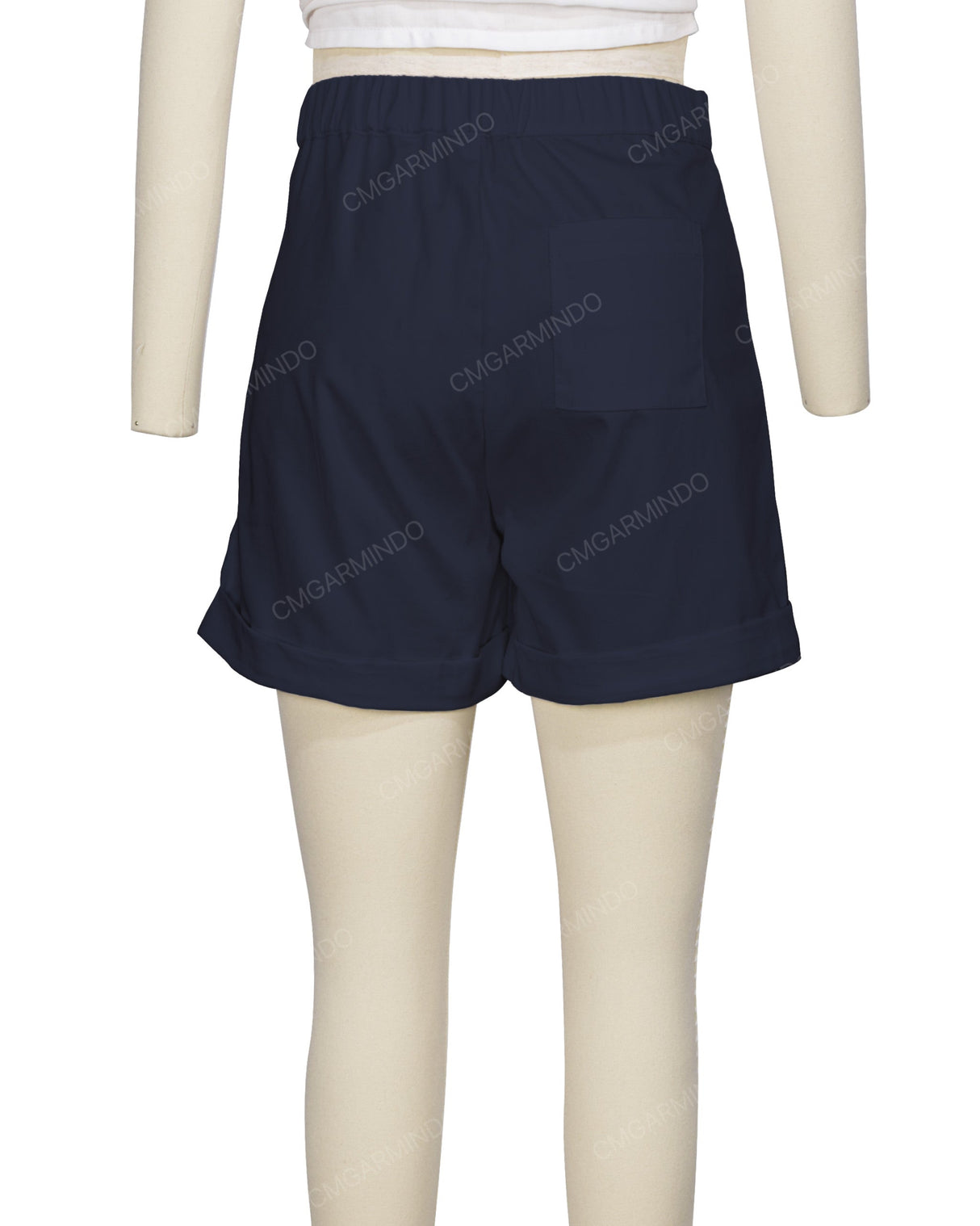 Cuffed Hem Shorts