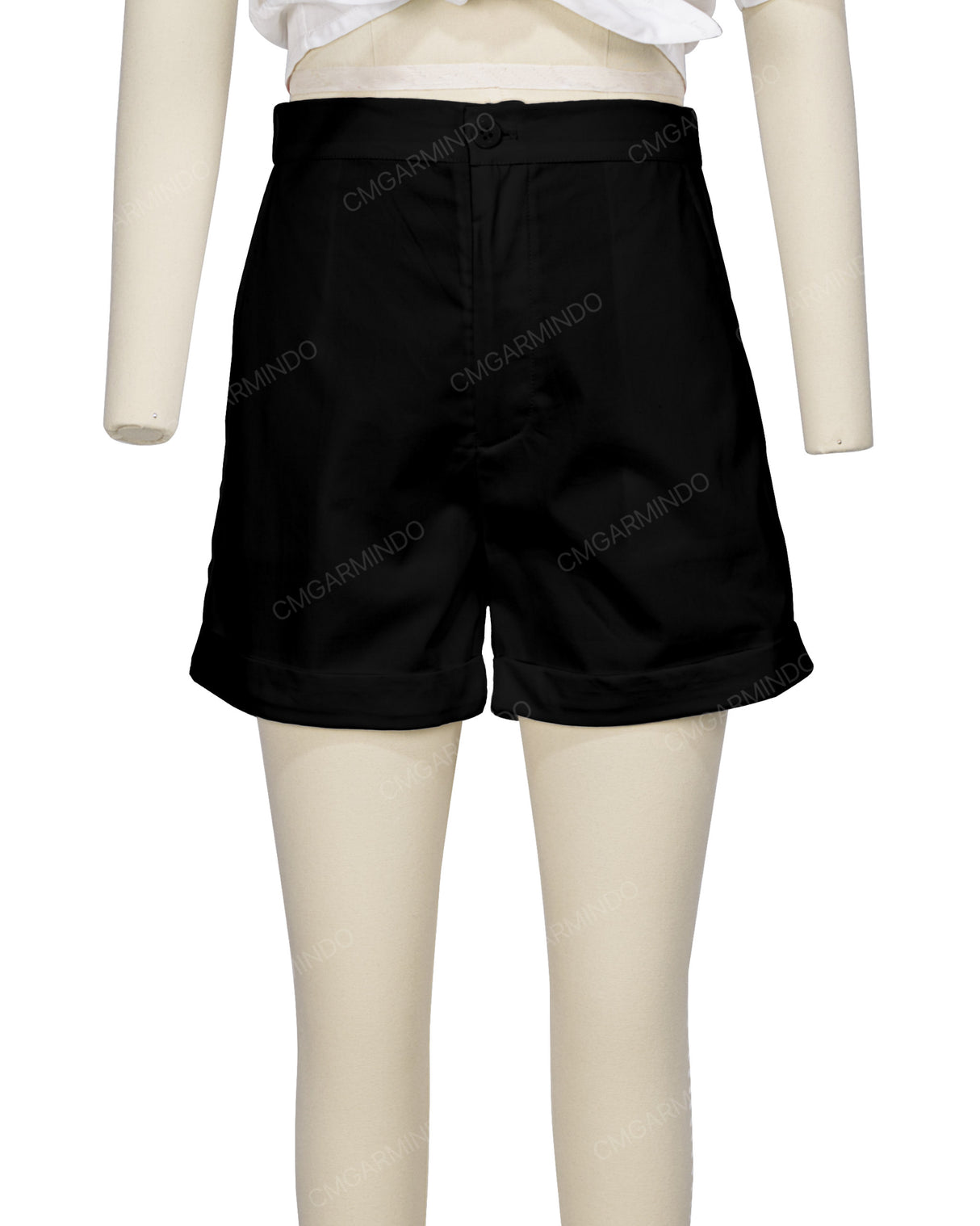 Cuffed Hem Shorts