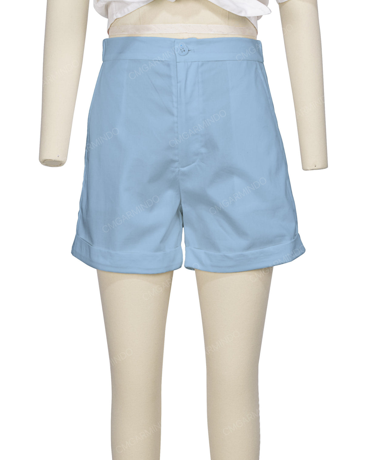 Cuffed Hem Shorts