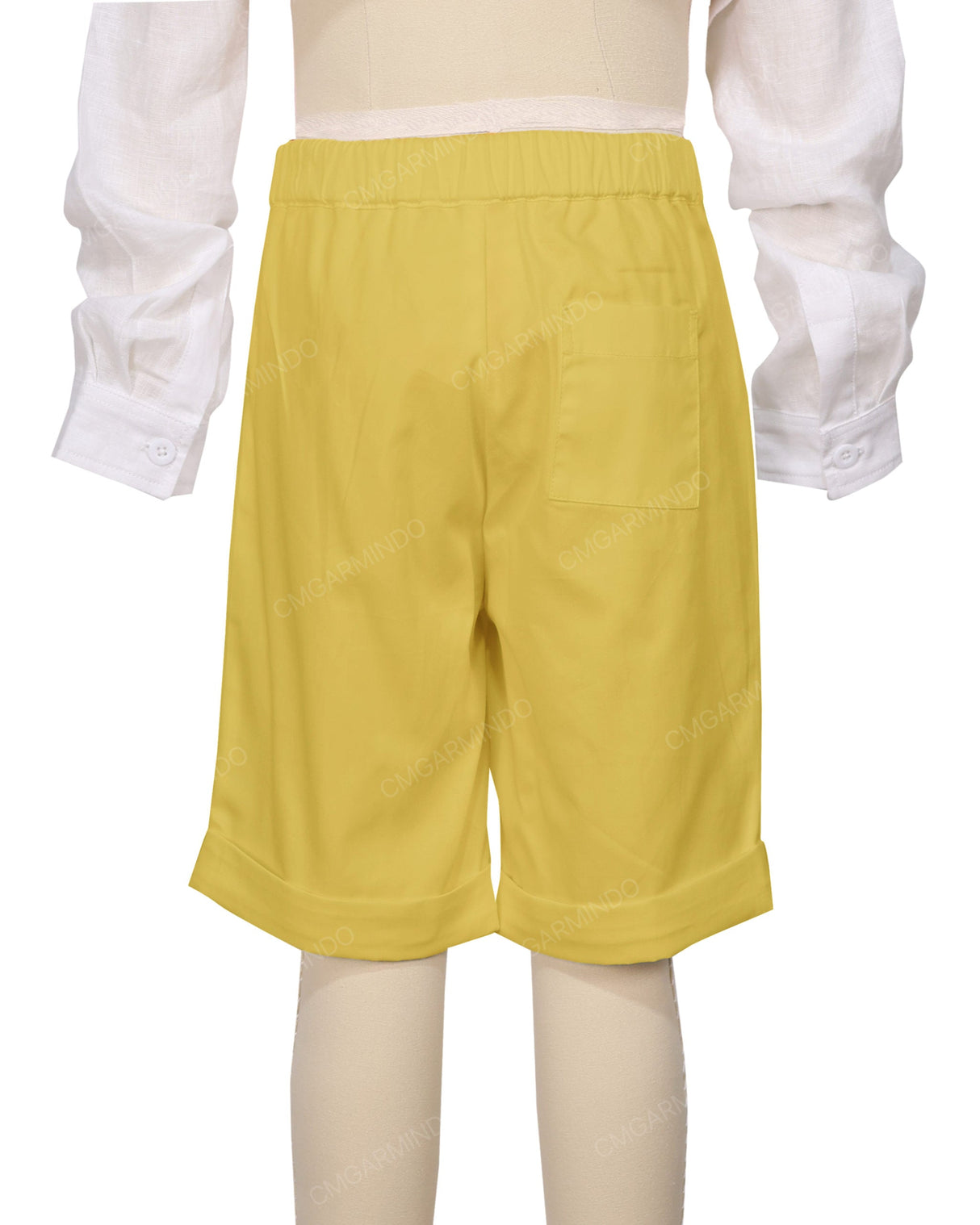 Cuffed Hem Walking Shorts