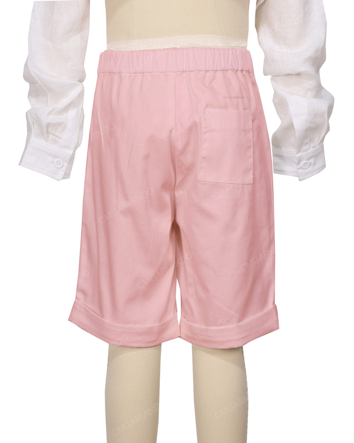 Cuffed Hem Walking Shorts