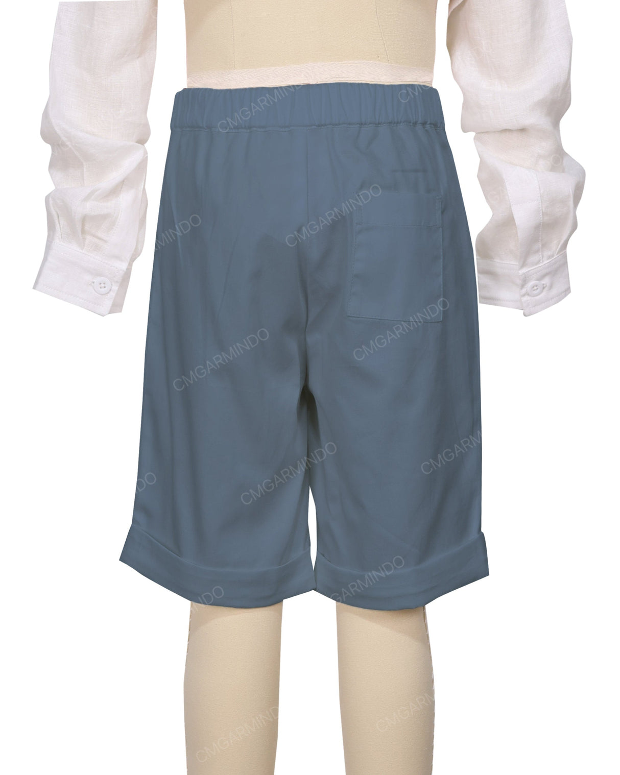 Cuffed Hem Walking Shorts