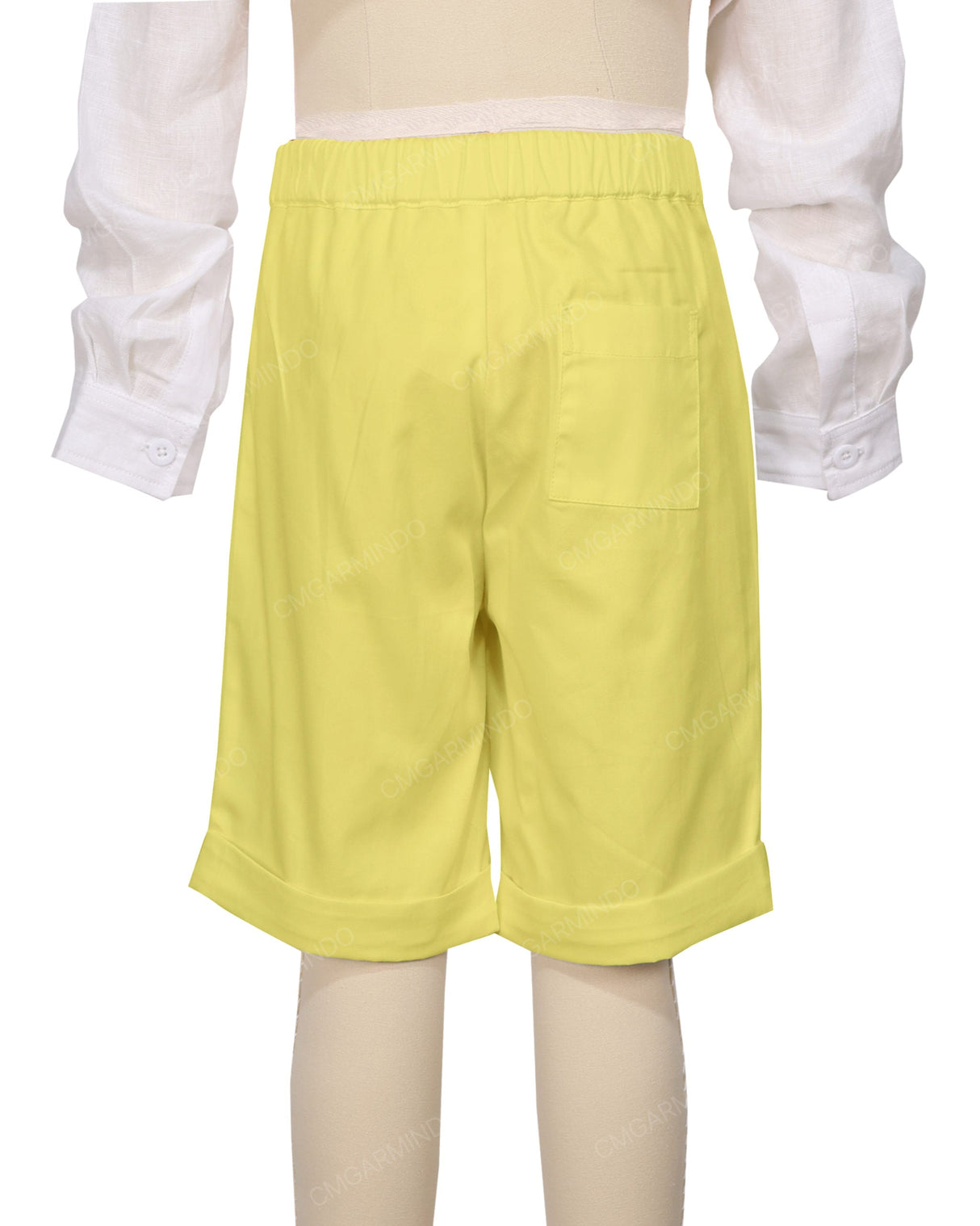 Cuffed Hem Walking Shorts