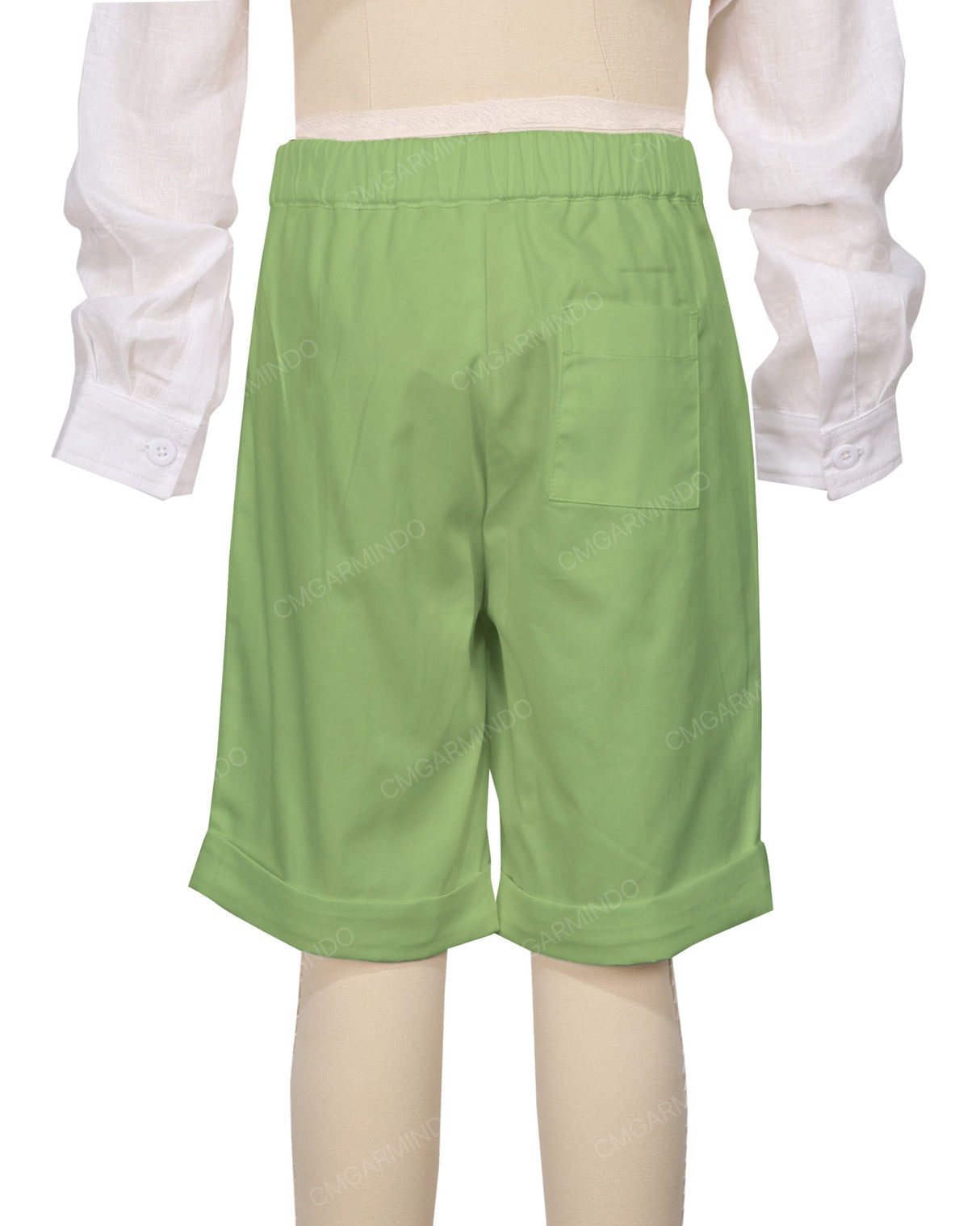 Cuffed Hem Walking Shorts