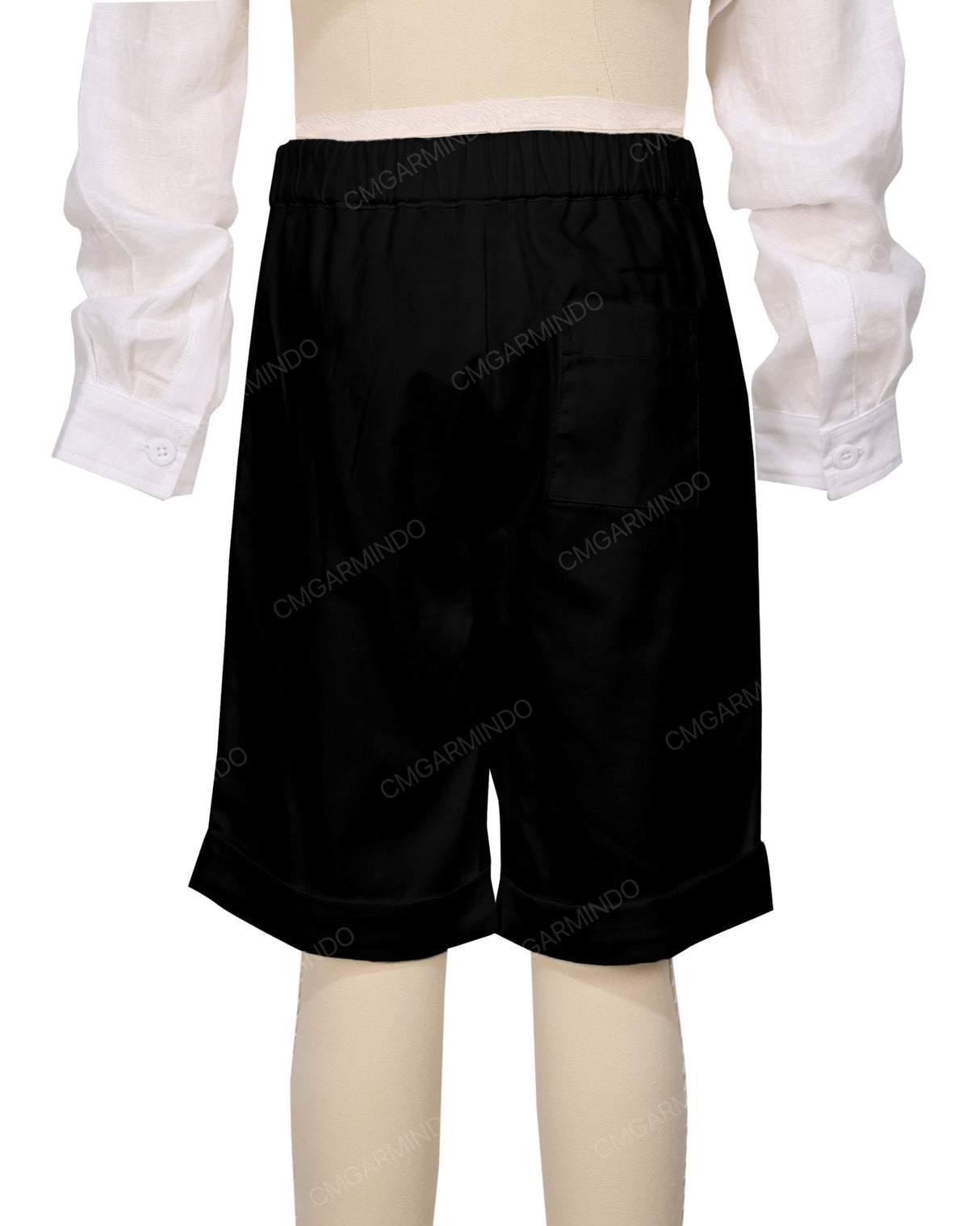 Cuffed Hem Walking Shorts