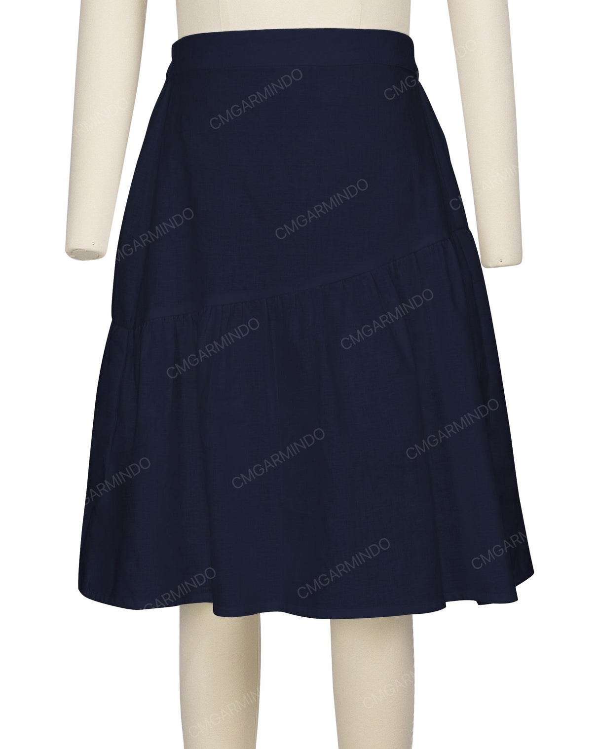 Asymmetrical Ruffle Skirt