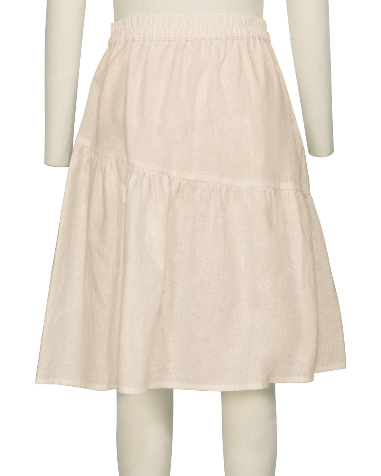 Asymmetrical Ruffle Skirt