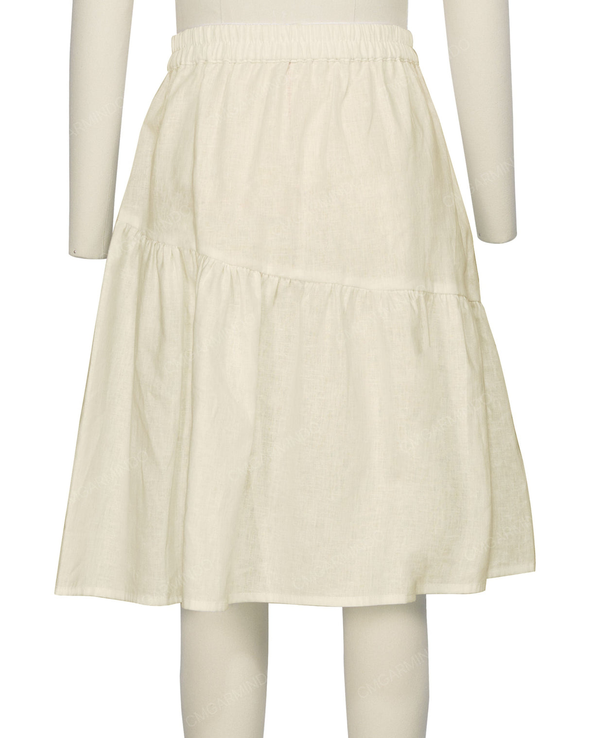 Asymmetrical Ruffle Skirt