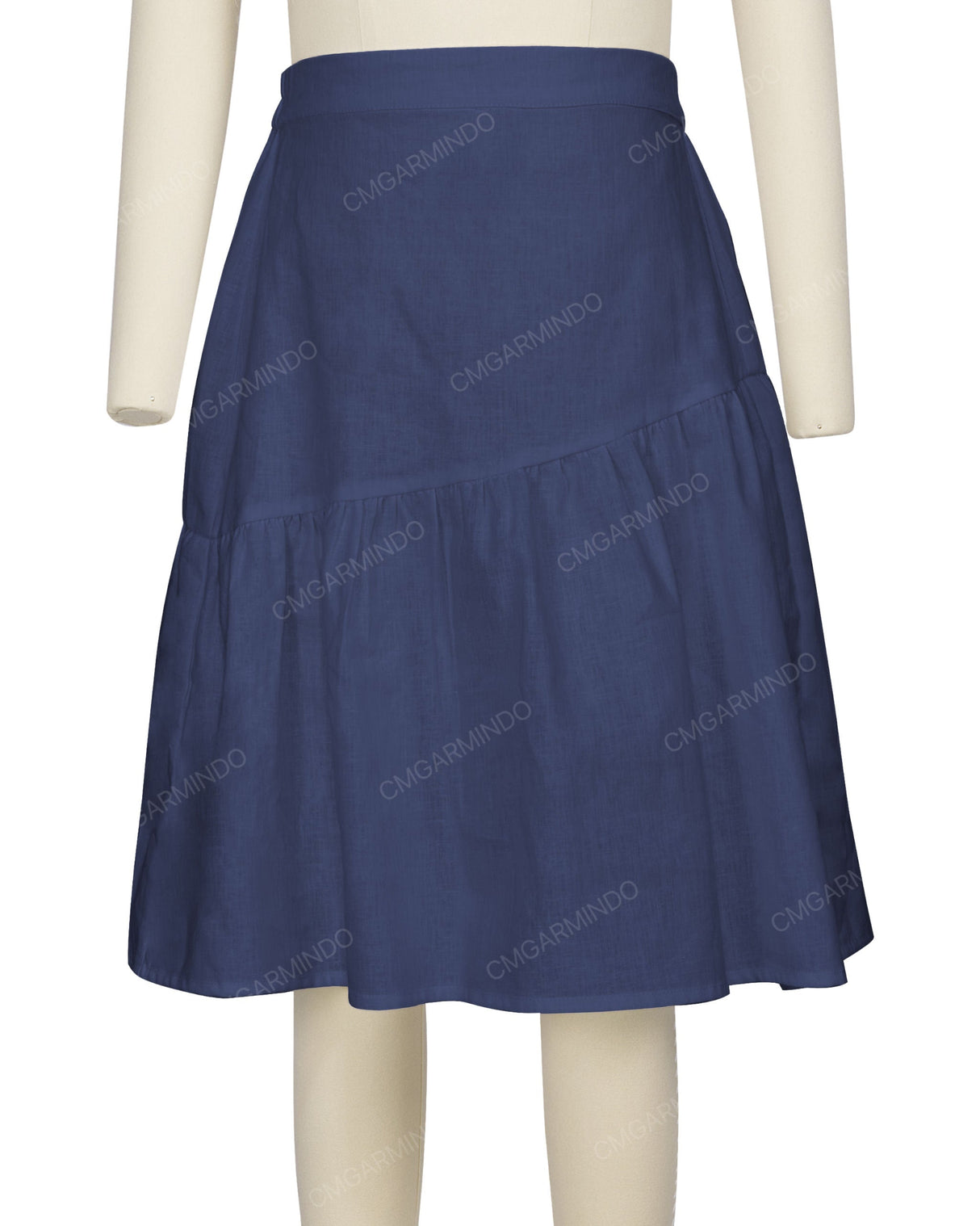 Asymmetrical Ruffle Skirt