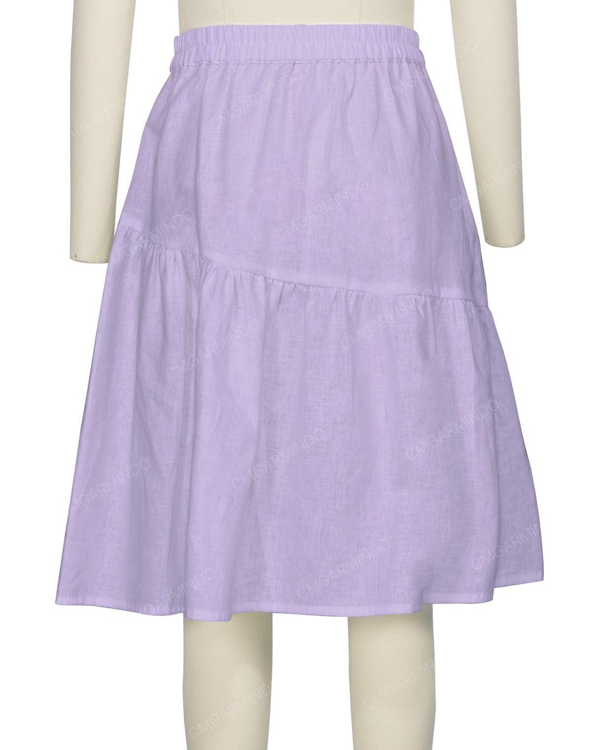 Asymmetrical Ruffle Skirt