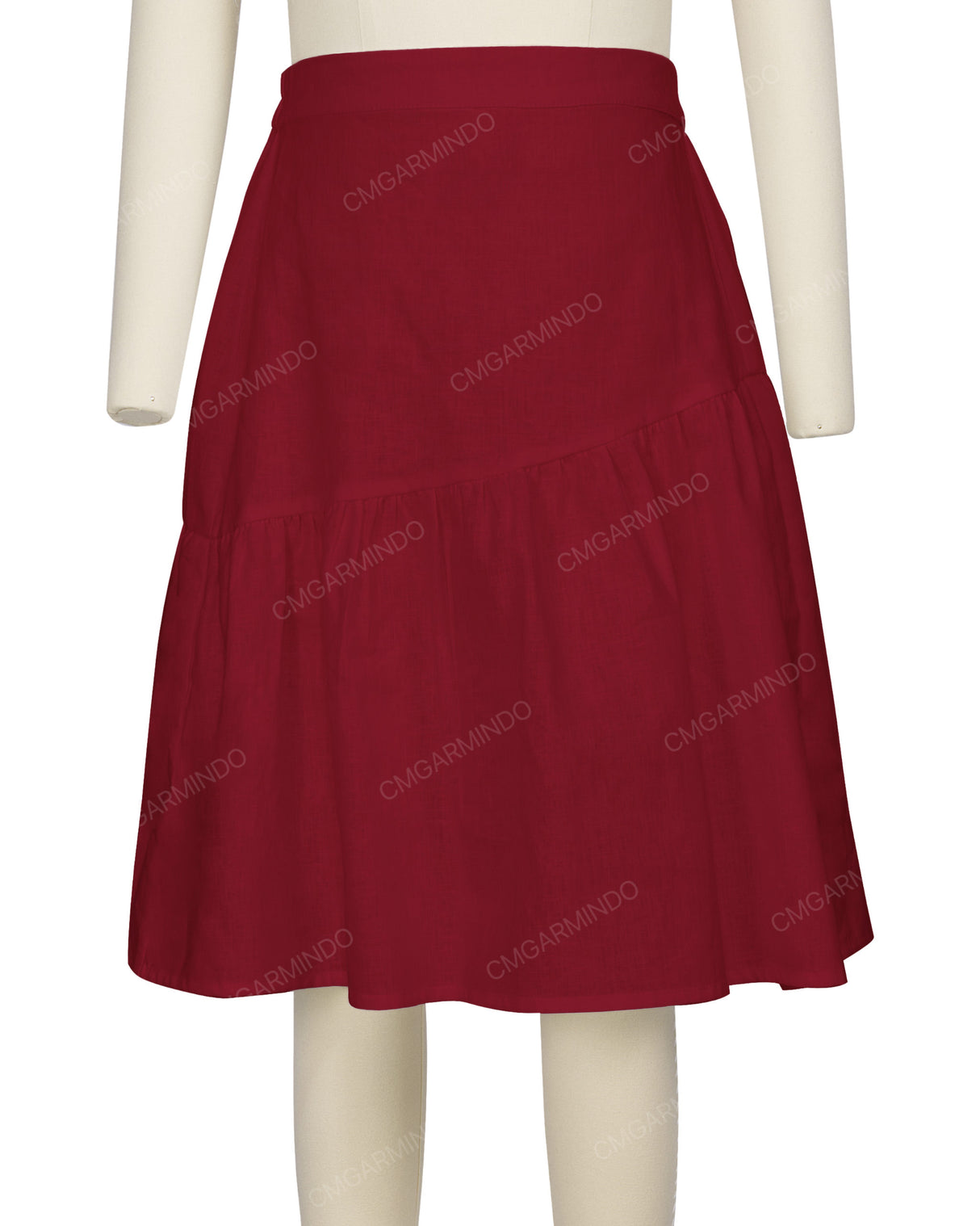 Asymmetrical Ruffle Skirt