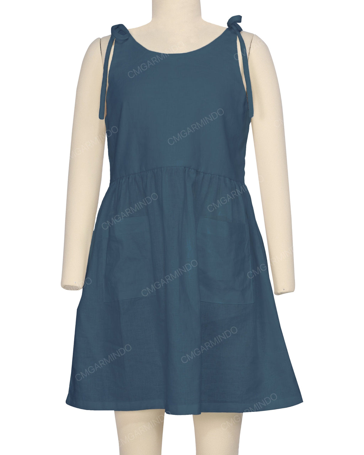 Tie Shoulder Mini Dress