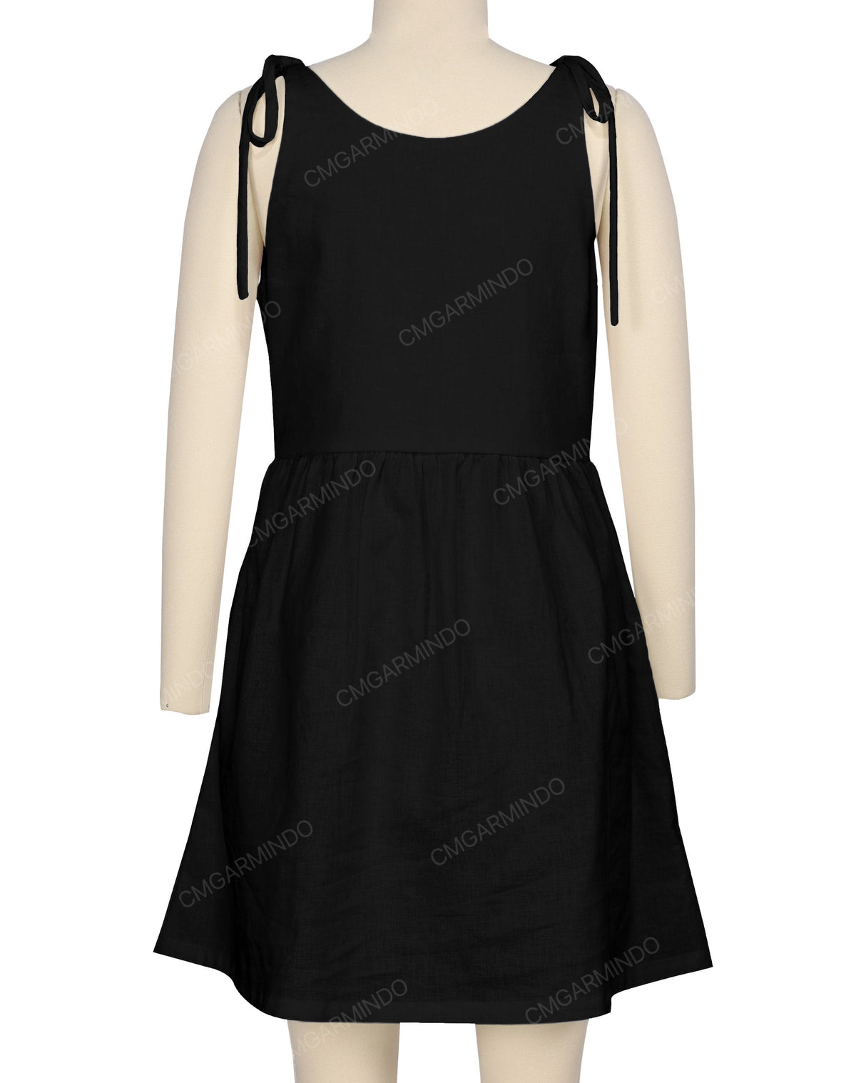 Tie Shoulder Mini Dress