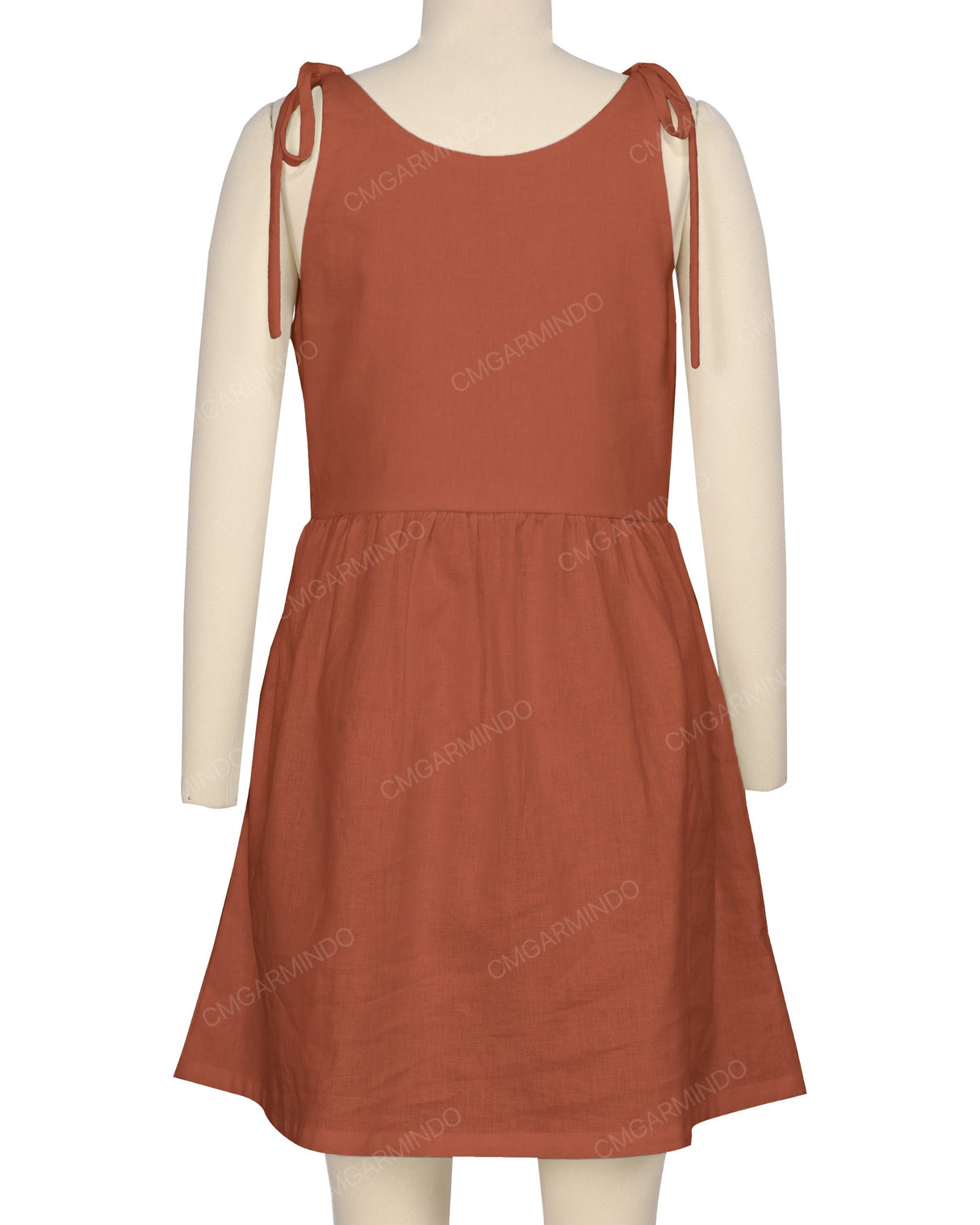 Tie Shoulder Mini Dress