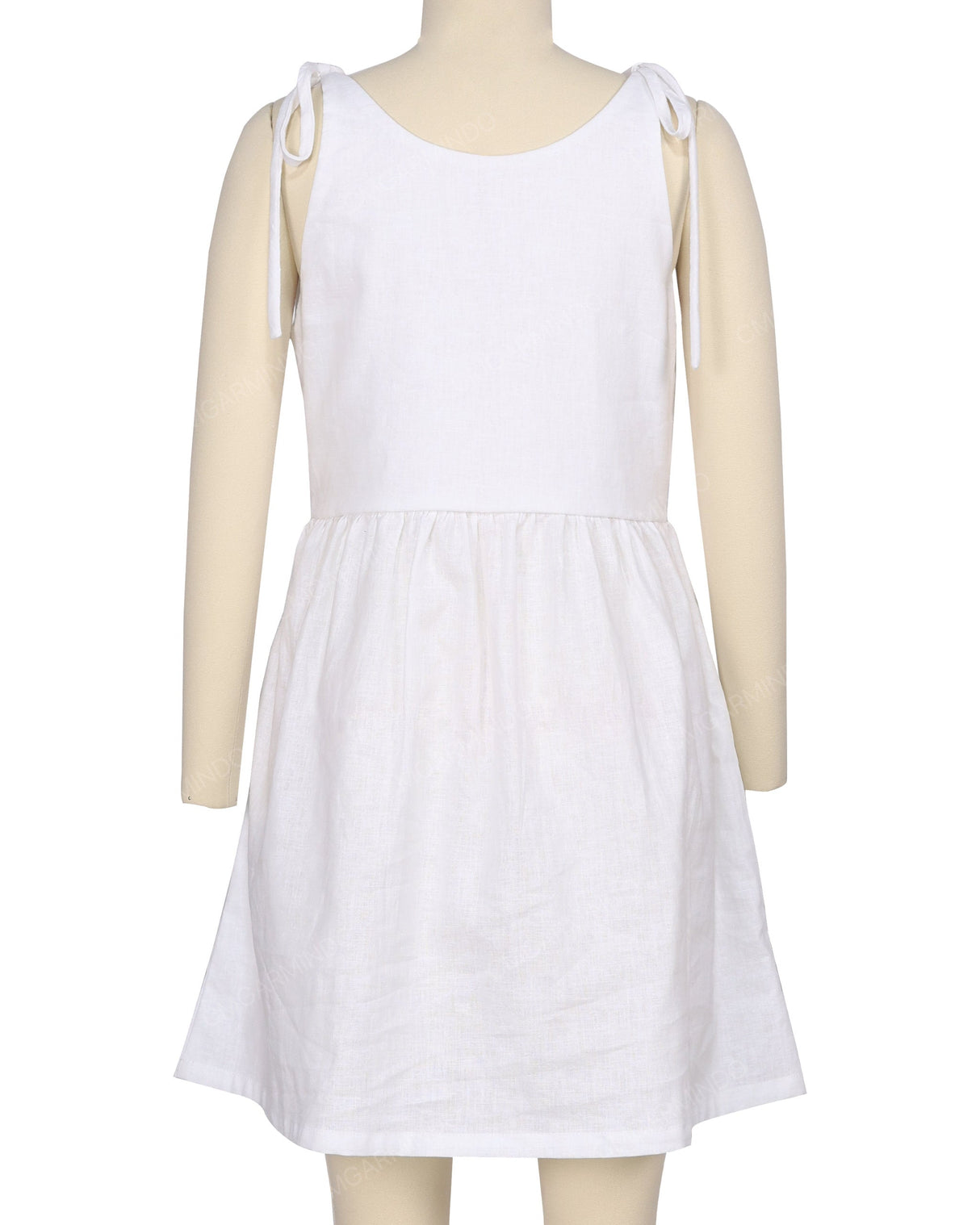 Tie Shoulder Mini Dress