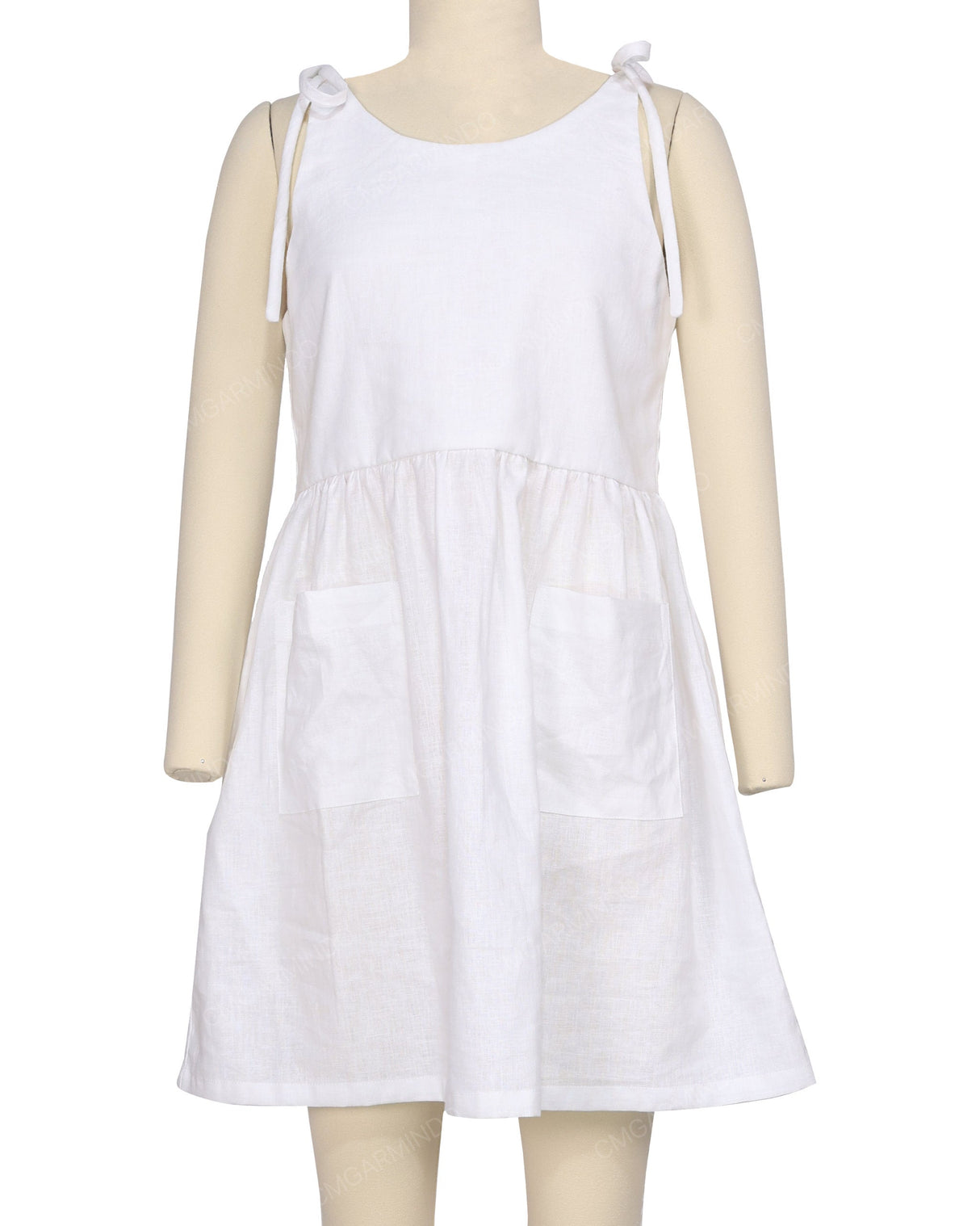 Tie Shoulder Mini Dress