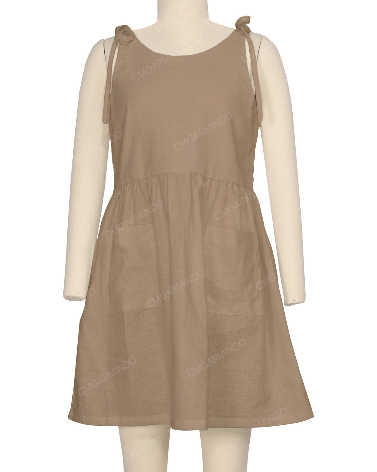 Tie Shoulder Mini Dress
