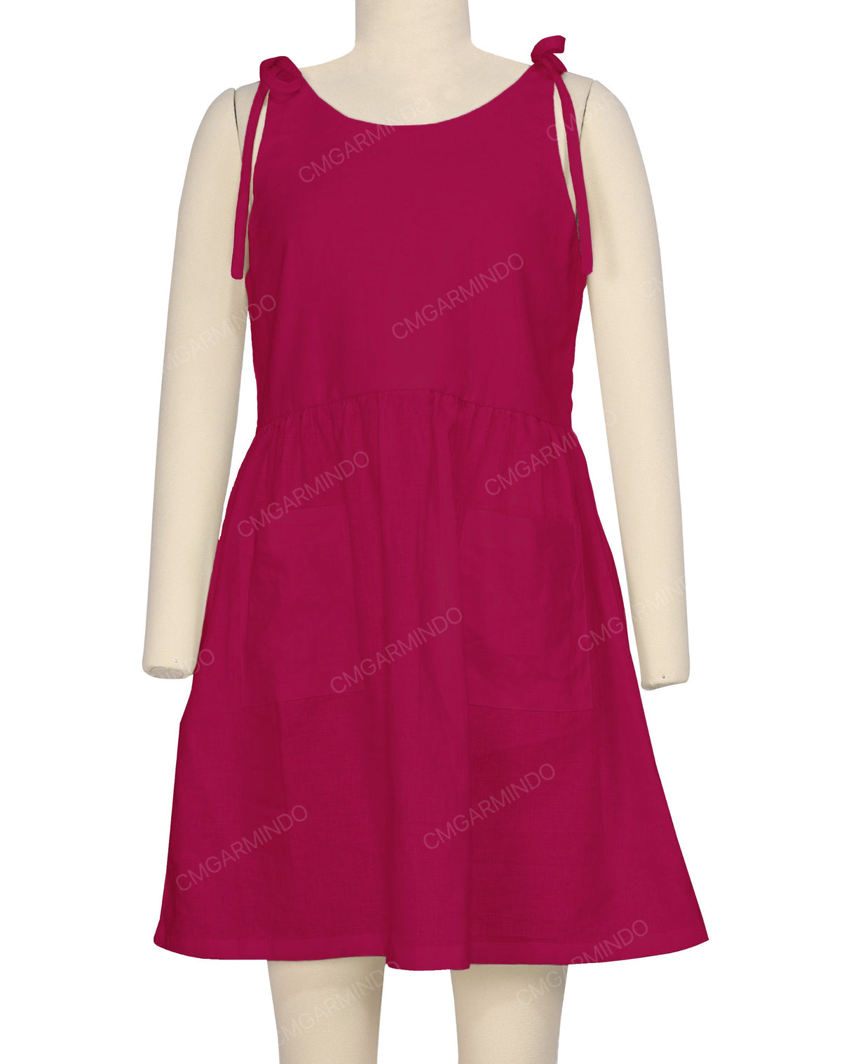 Tie Shoulder Mini Dress