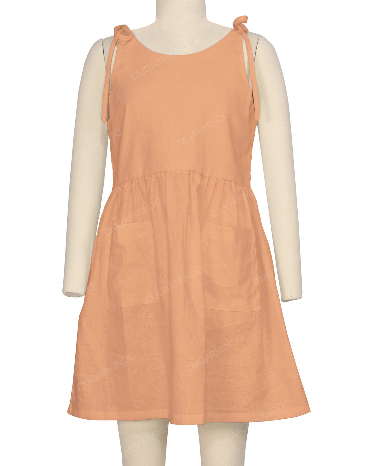 Tie Shoulder Mini Dress