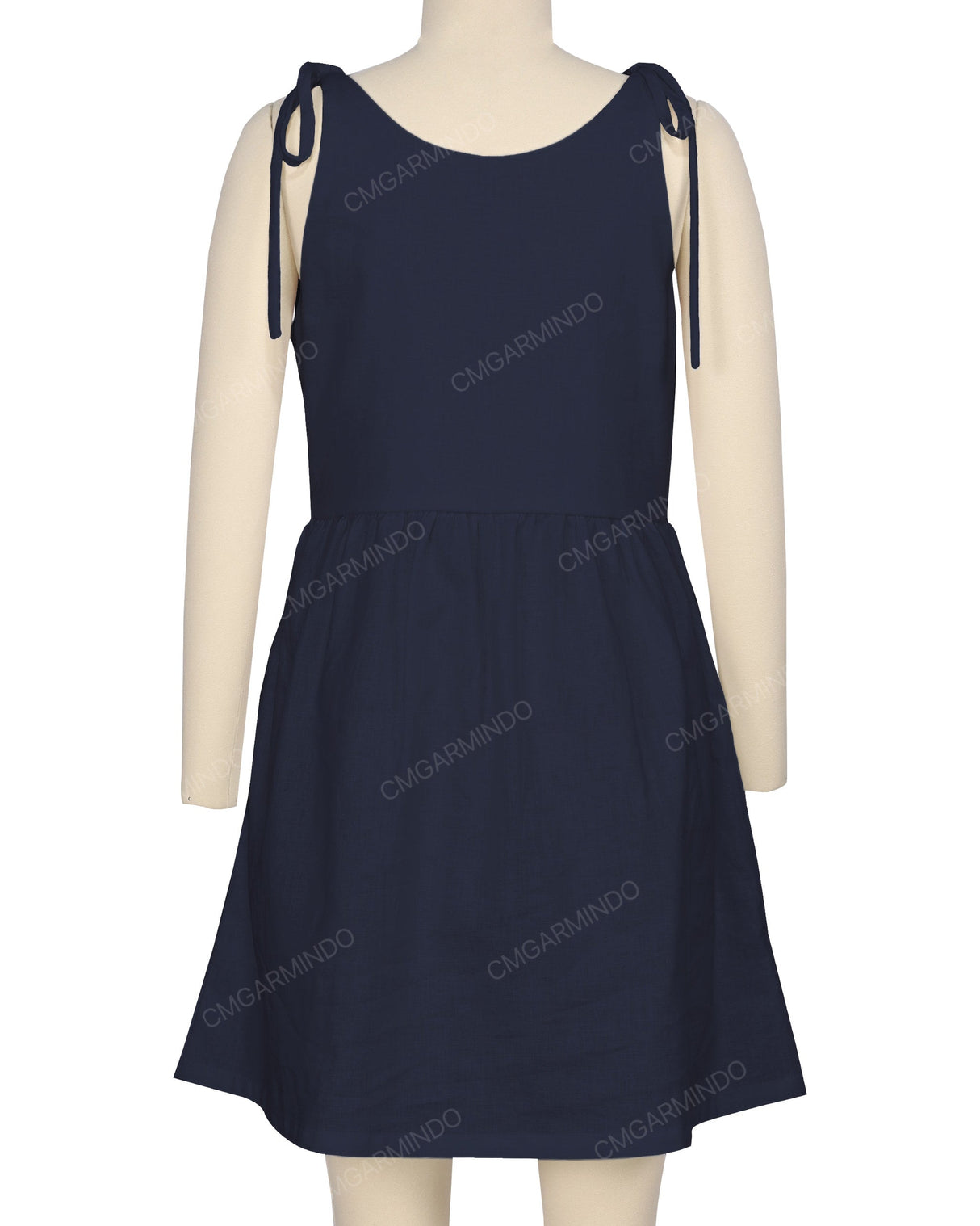 Tie Shoulder Mini Dress