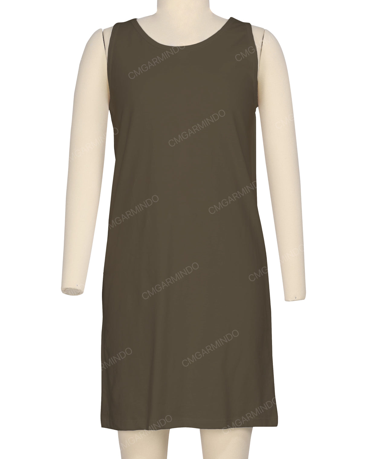 Sleeveless A-line Dress